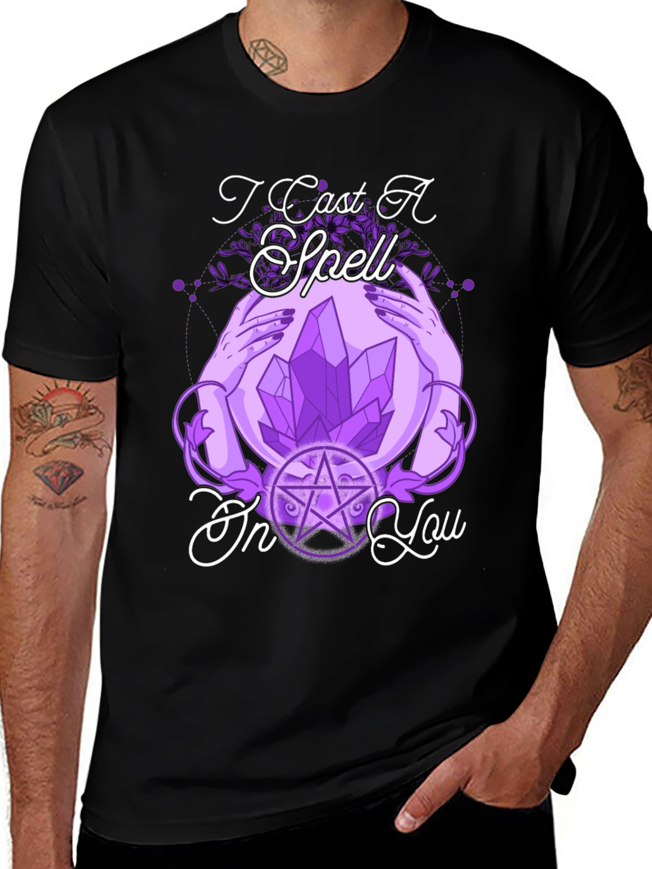 Variant 30 of I Cast A Spell On You T-Shirt - Witchcraft Design