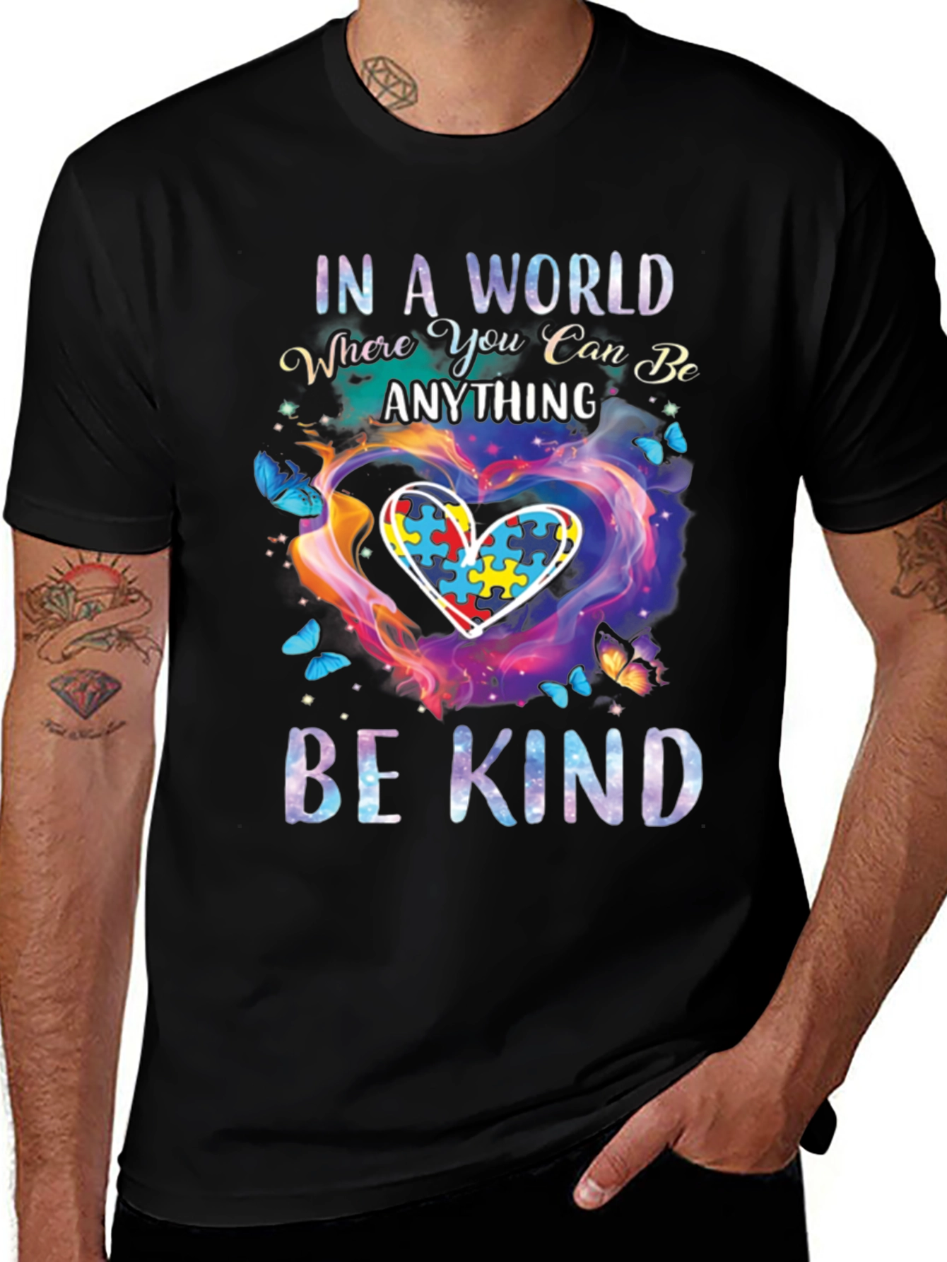 Variant 16 of Be Kind Autism Awareness T-Shirt
