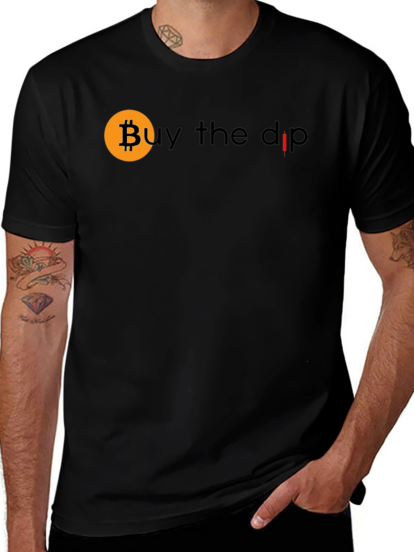 Buy the Dip Bitcoin Crypto T-Shirt
