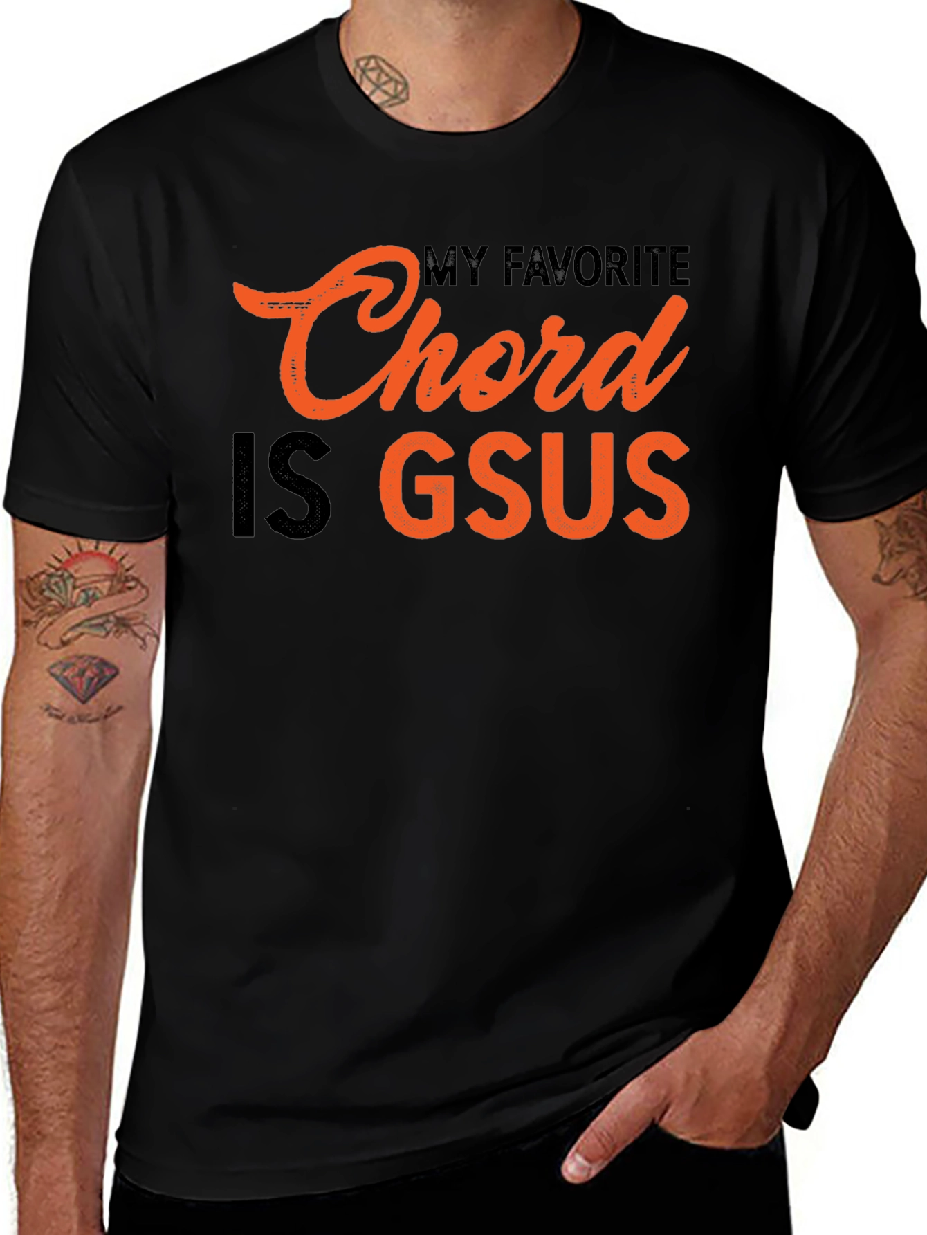 Variant 16 of My Favorite Chord Is Gsus Graphic T-Shirt