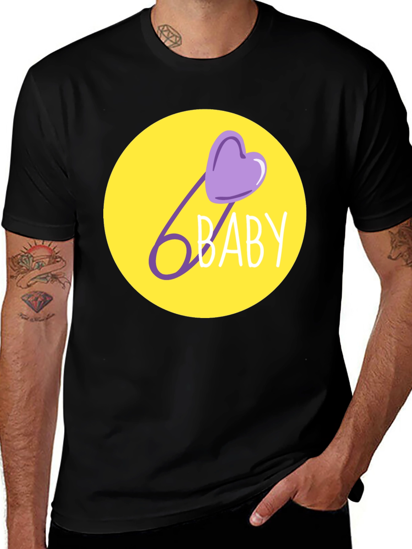 Variant 29 of Baby Pin T-Shirt - Cute Infant Design