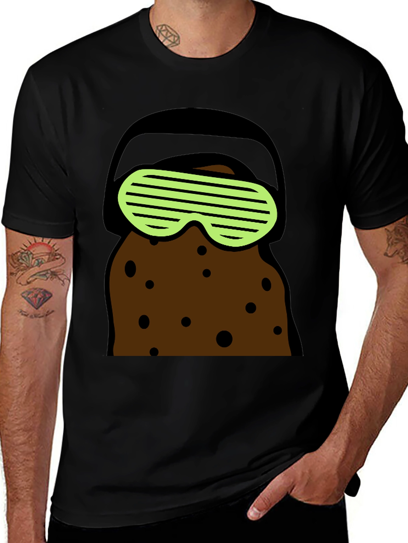 Variant 7 of Retro Rave Potato T-Shirt