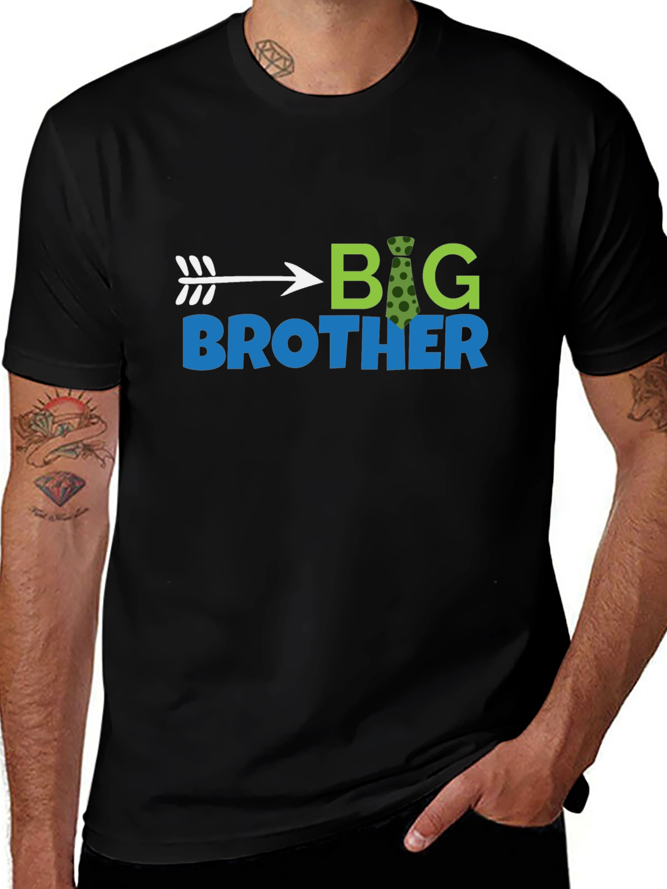Big Brother Arrow T-Shirt - Cute Sibling Tee