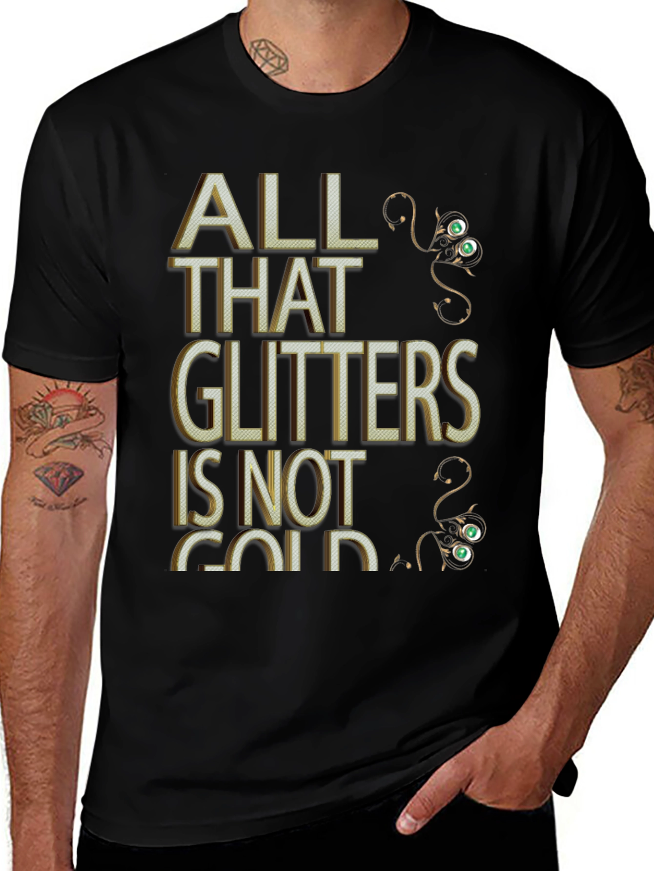 Variant 3 of All That Glitters Men's Graphic Tee