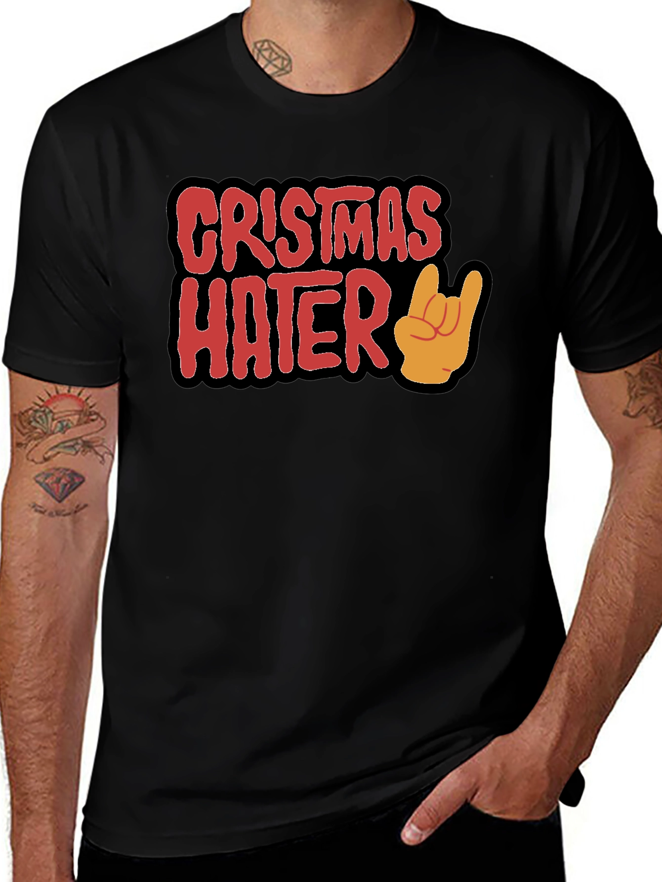 Variant 4 of Christmas Hater T-Shirt