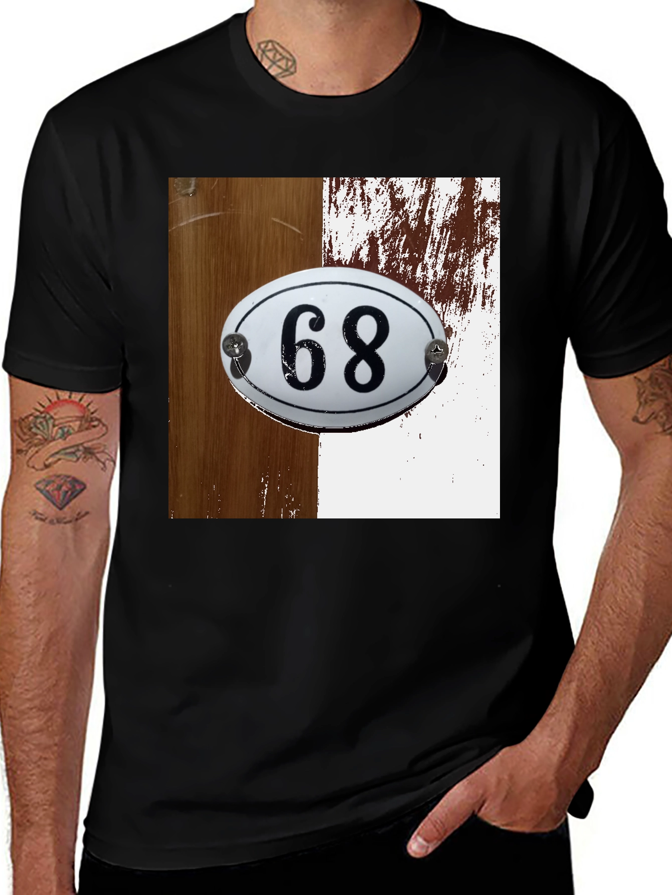 Number 68 Sign T-Shirt