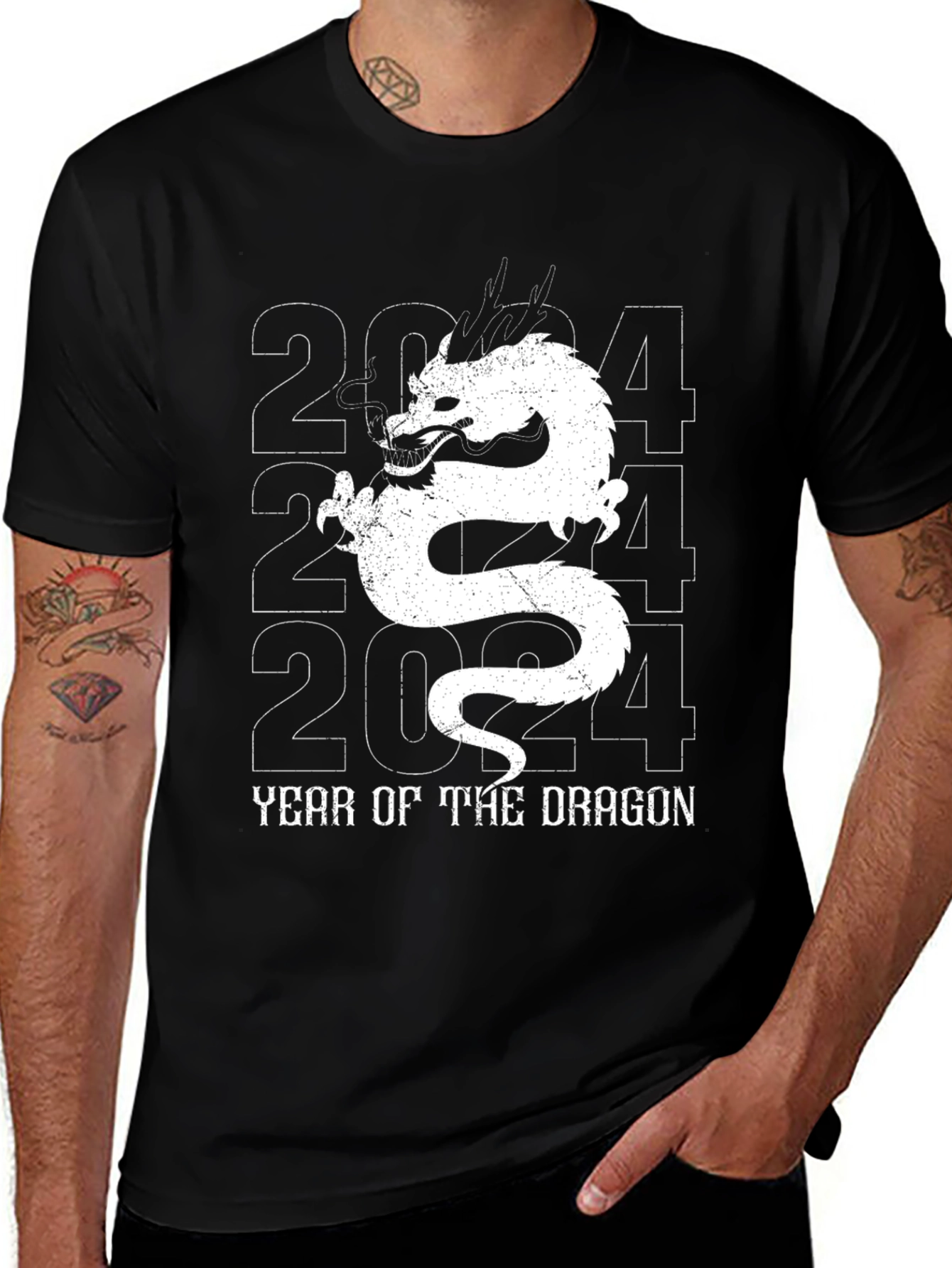 Variant 21 of 2024 Year of the Dragon Graphic Tee
