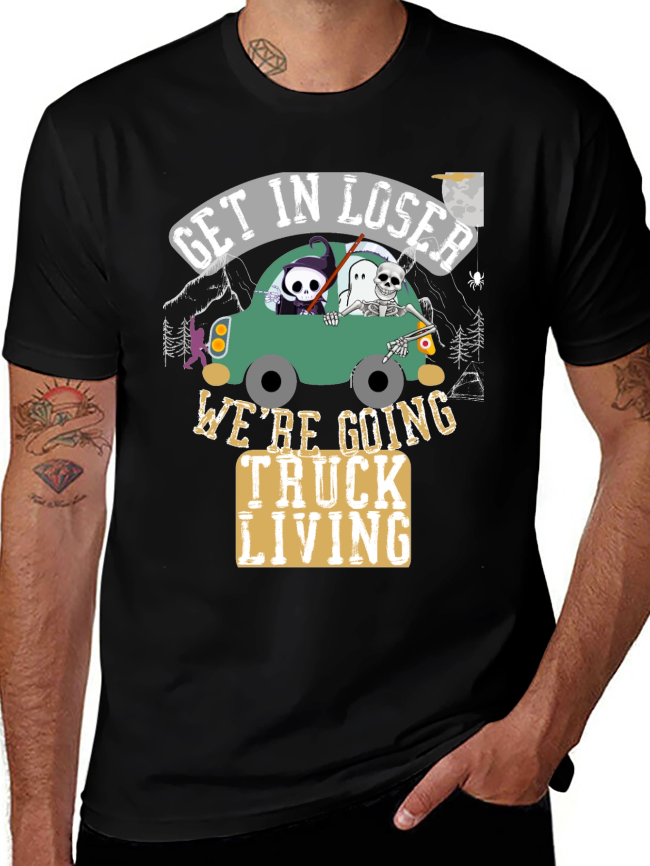 Variant 9 of Get In Loser Halloween Graphic T-Shirt