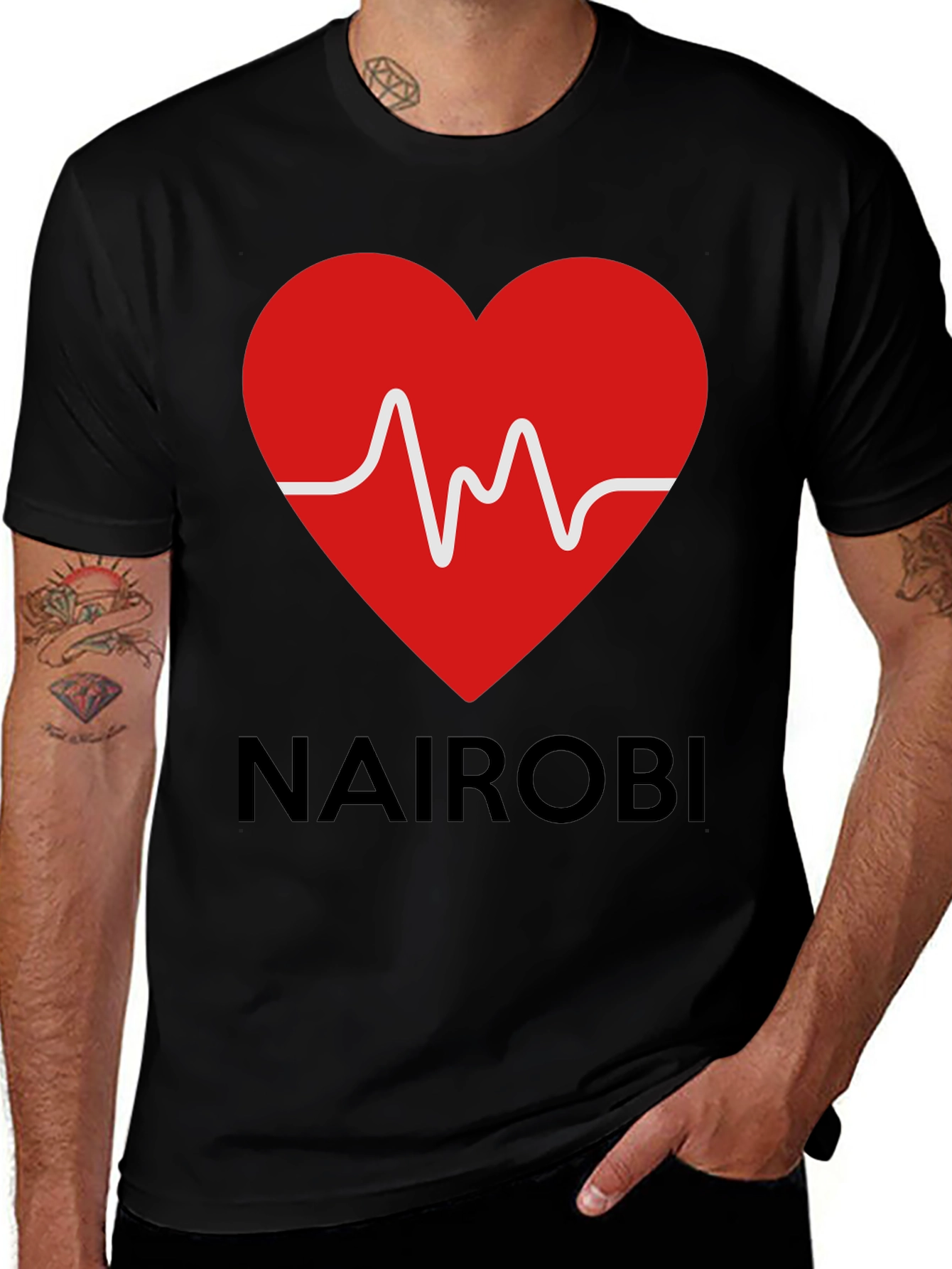 Nairobi Heartbeat T-Shirt - City Pride Tee