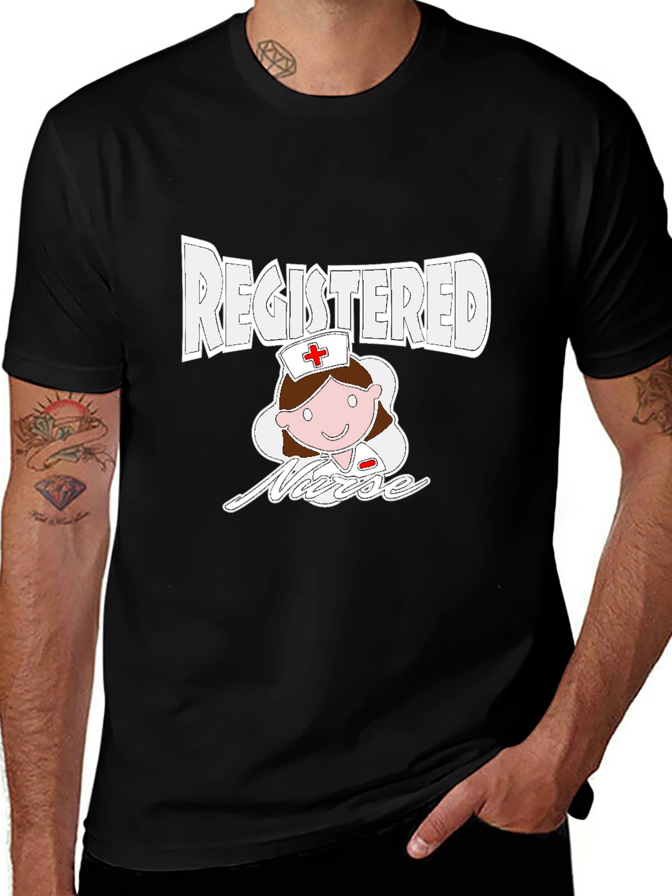 Variant 21 of Registered Nurse Graphic Tee