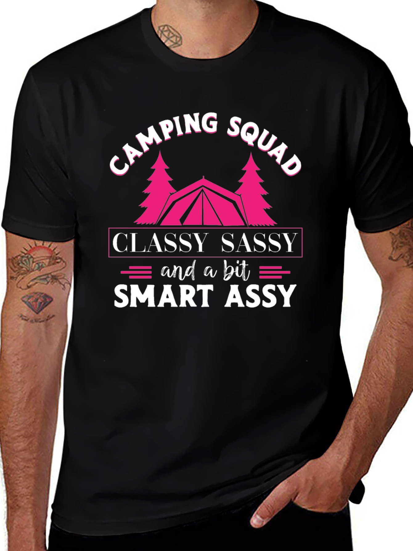Variant 21 of Camping Squad T-Shirt - Classy Sassy & Smart Assy
