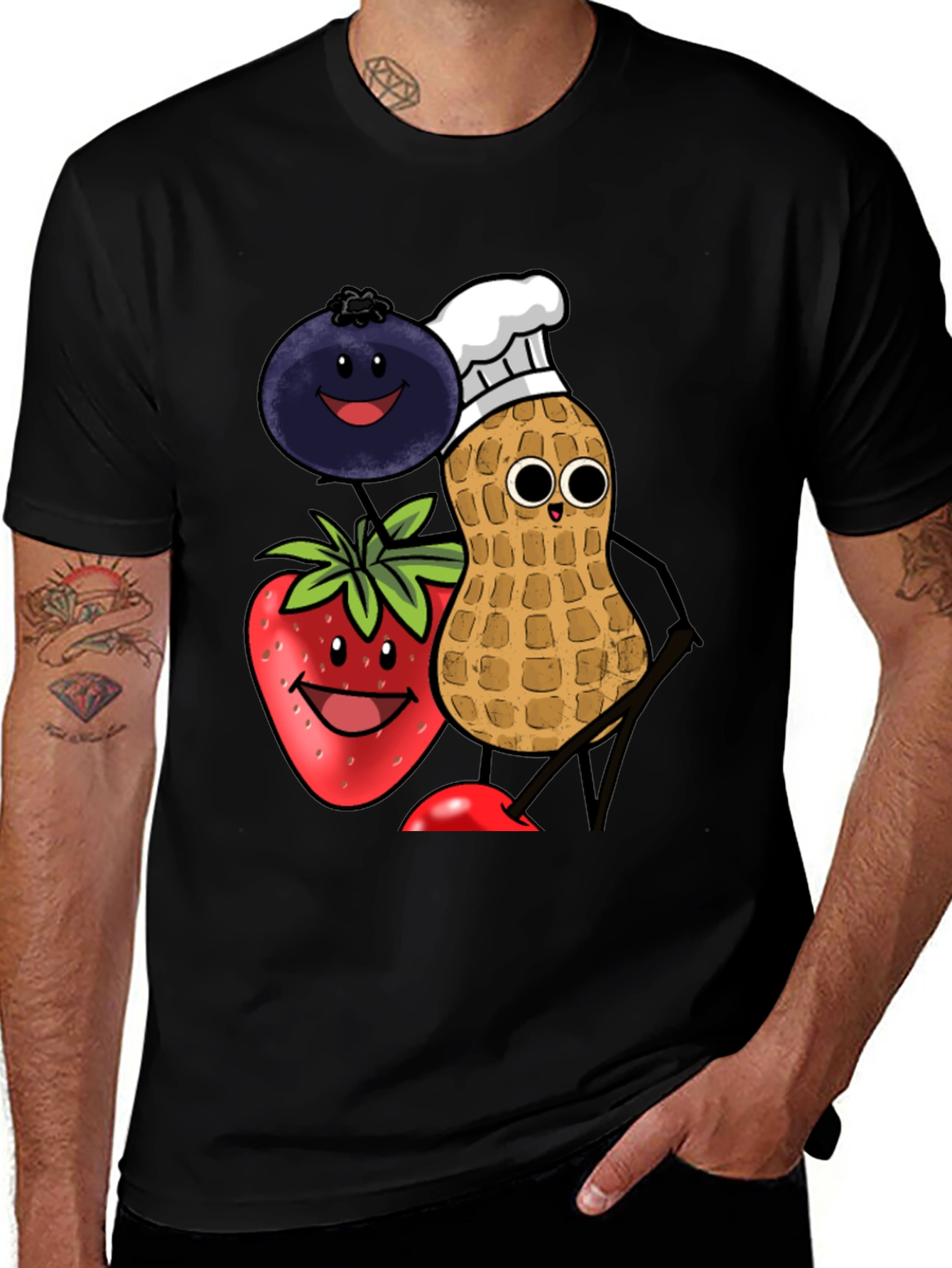 Variant 13 of Chef Fruits Graphic T-Shirt