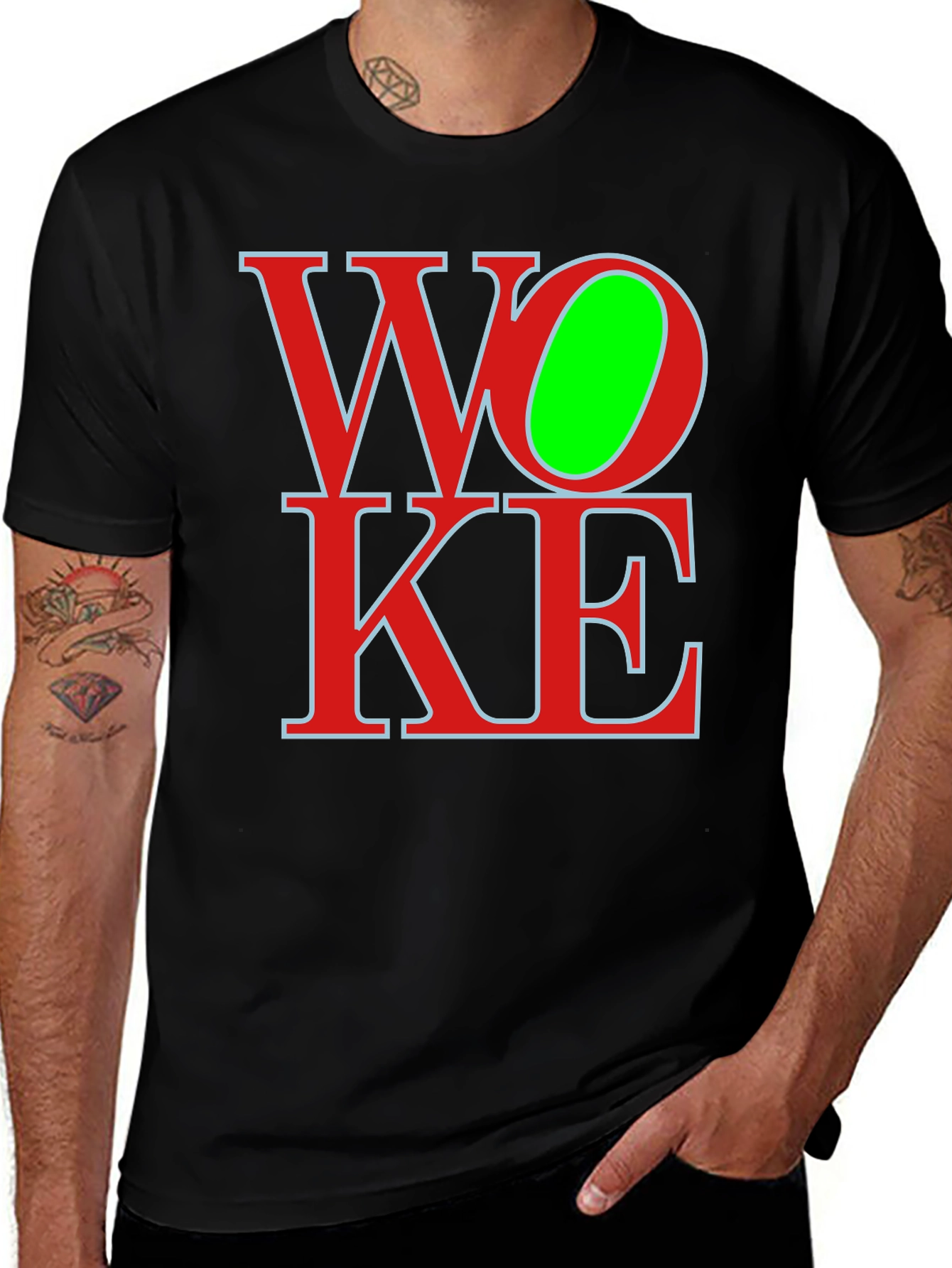 Variant 17 of Woke Graphic Tee - Bold Statement T-Shirt