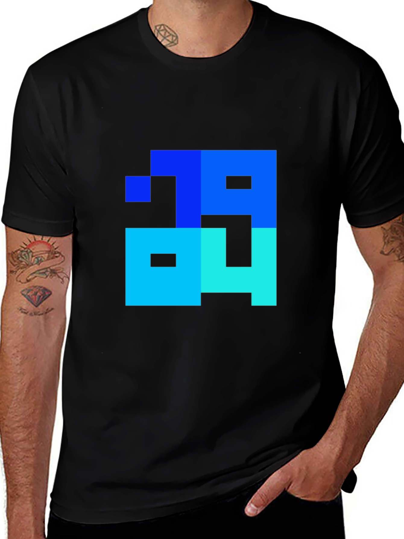 Variant 8 of Pixel Art 1984 Graphic T-Shirt