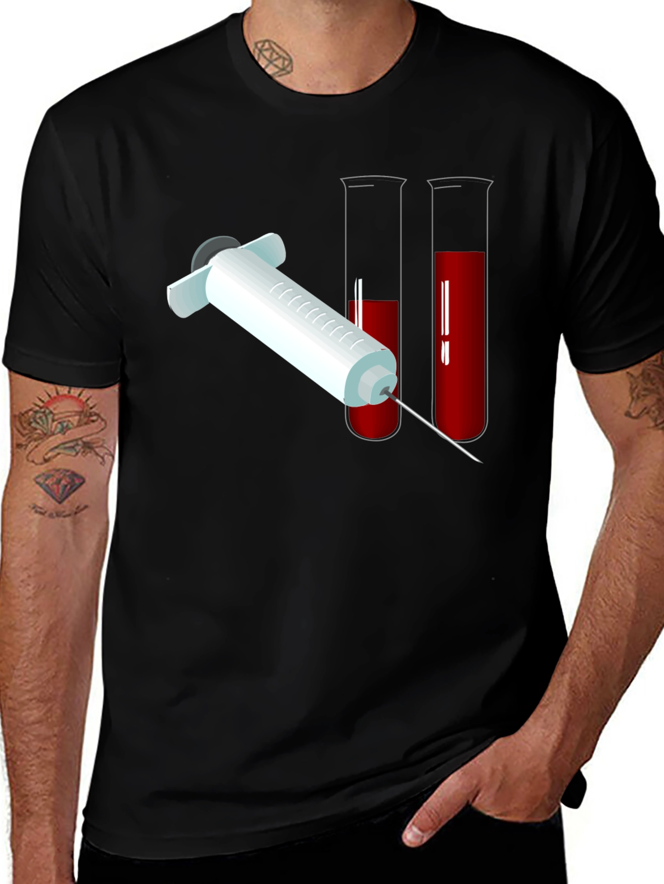 Variant 12 of Blood Draw T-Shirt - Medical Humor Tee