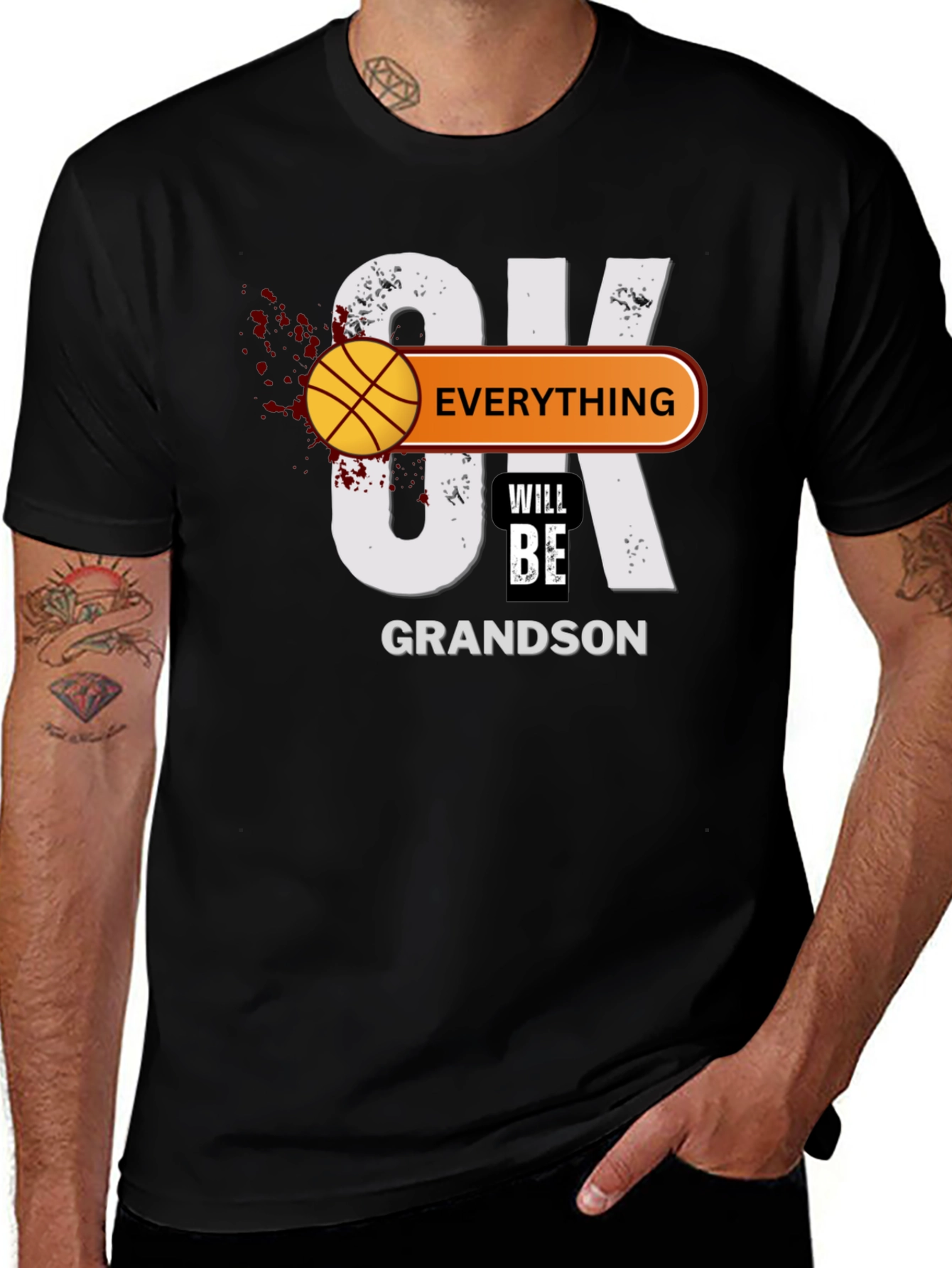 Everything Will Be OK Grandson T-Shirt