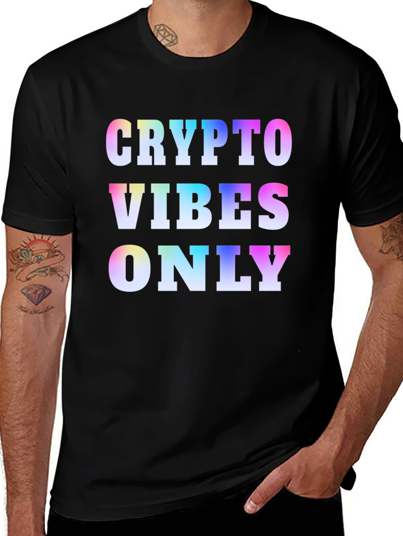 Variant 19 of Crypto Vibes Only Graphic Tee