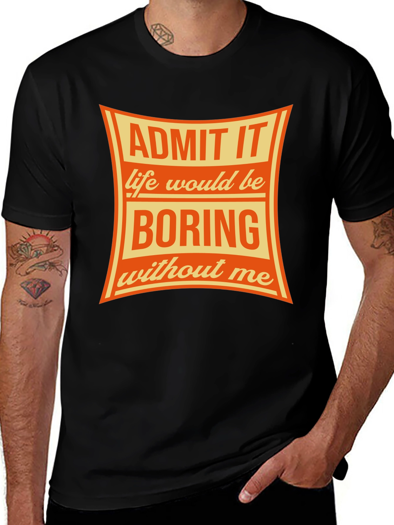 Variant 3 of Admit It Funny Graphic T-Shirt