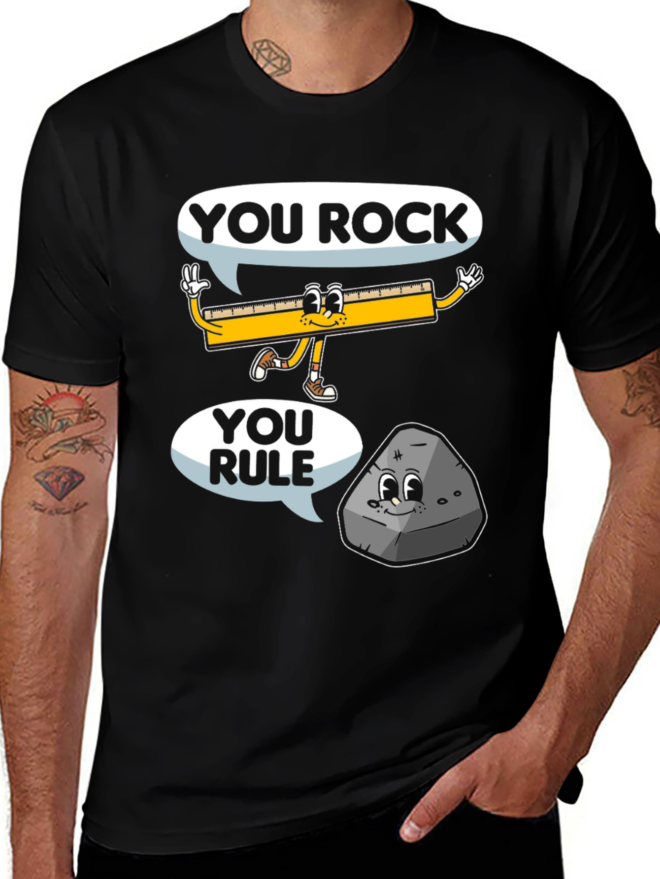 Variant 3 of You Rock You Rule Funny Pun T-Shirt