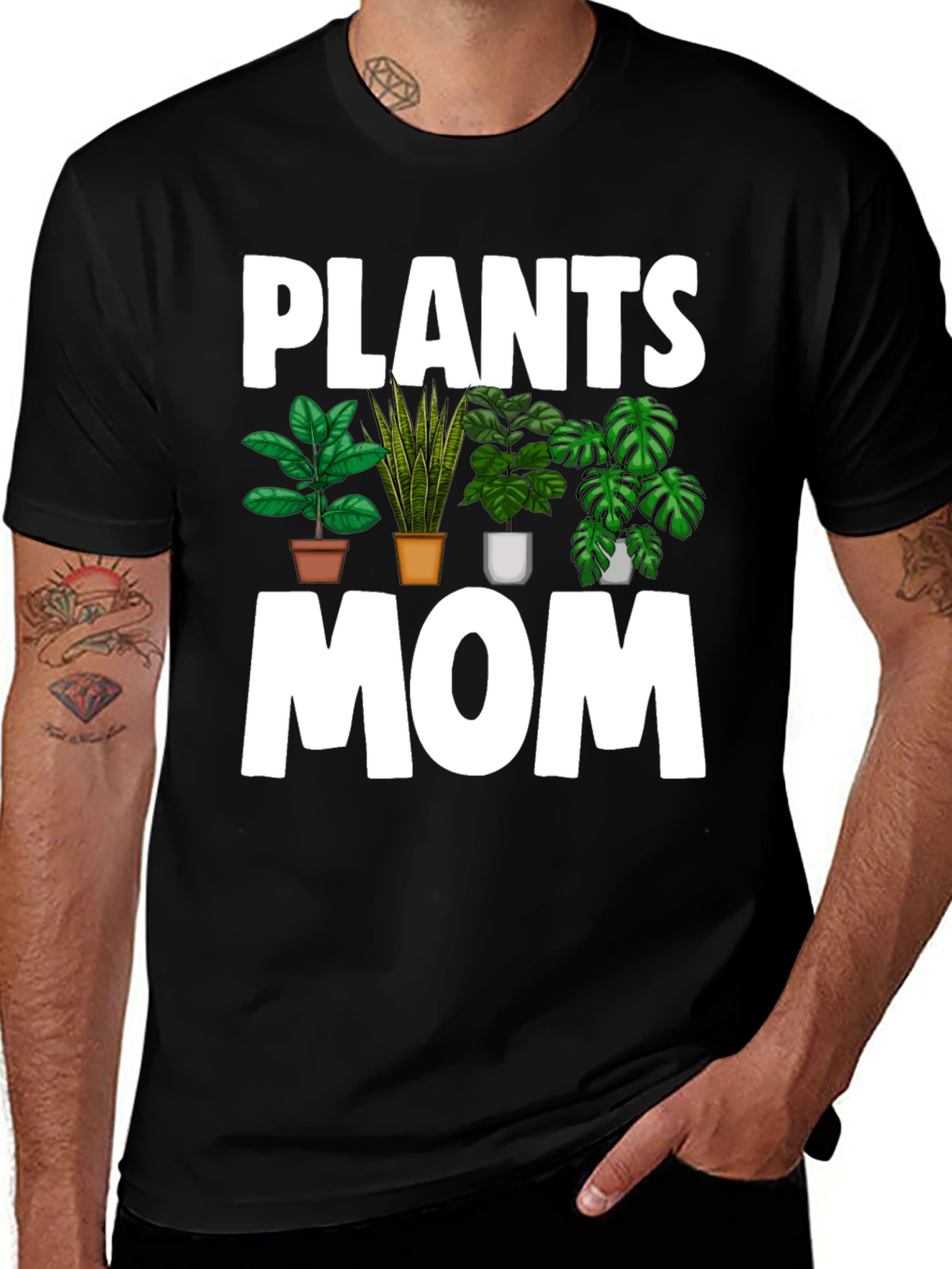 Plants Mom T-Shirt - Indoor Gardener Tee
