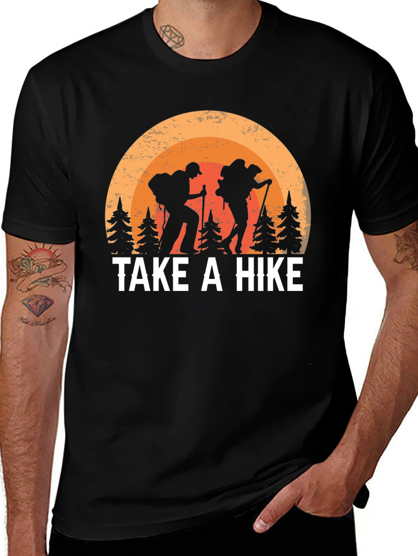 Variant 16 of Take a Hike Graphic T-Shirt - Outdoor Adventure