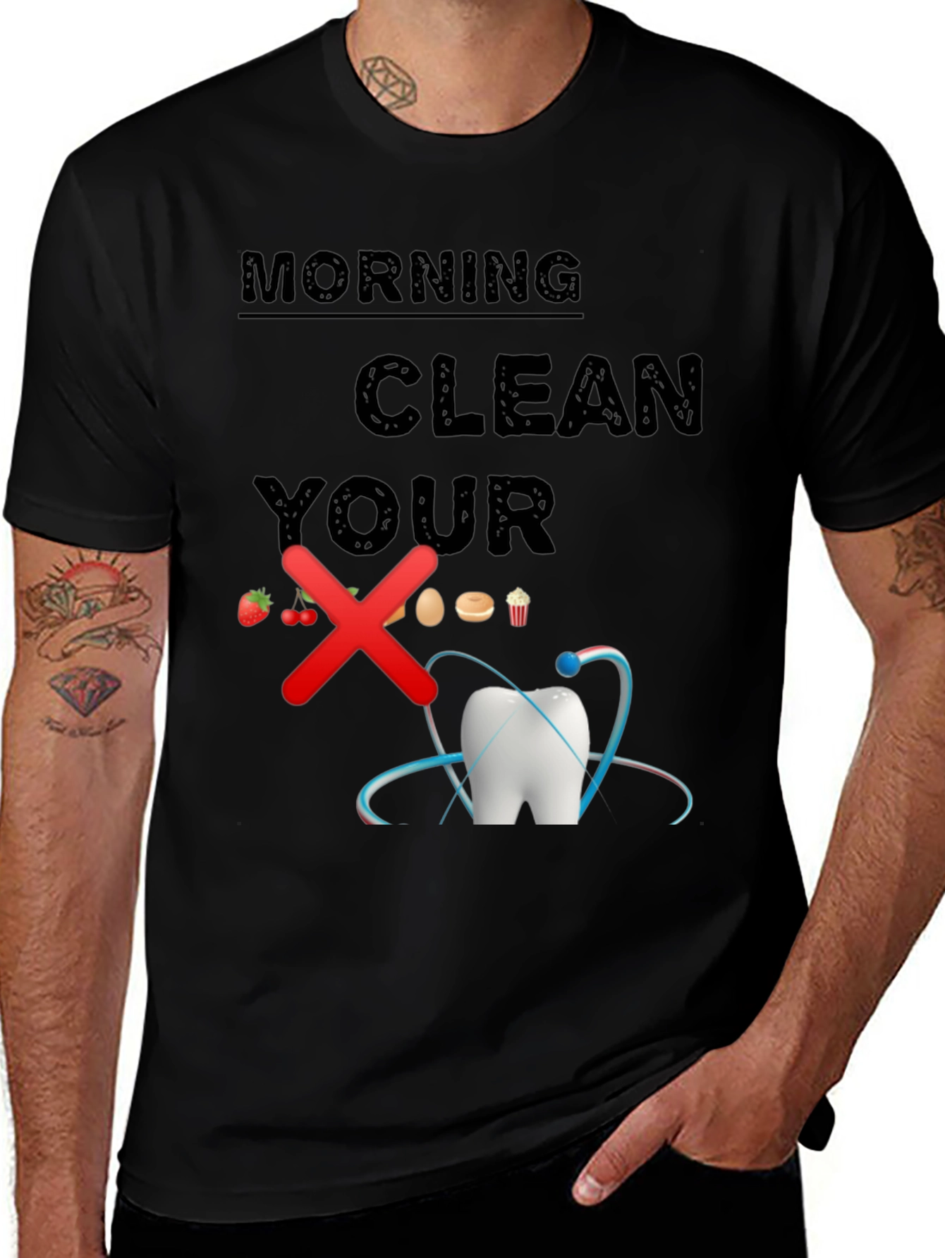 Variant 28 of Morning Clean Your Teeth T-Shirt