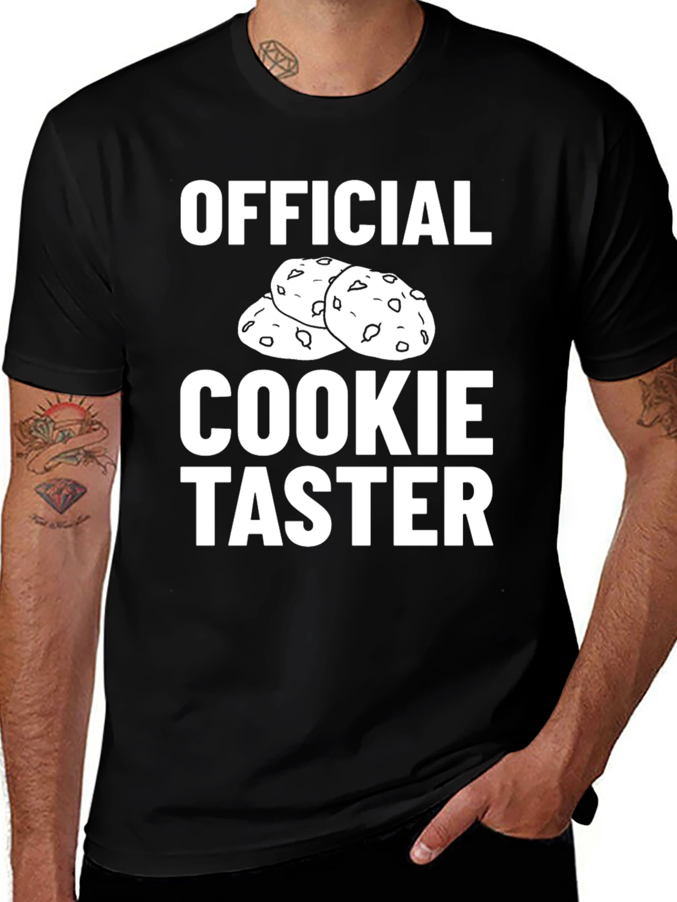 Variant 27 of Official Cookie Taster Graphic Tee - Funny Cookie Lover Shirt