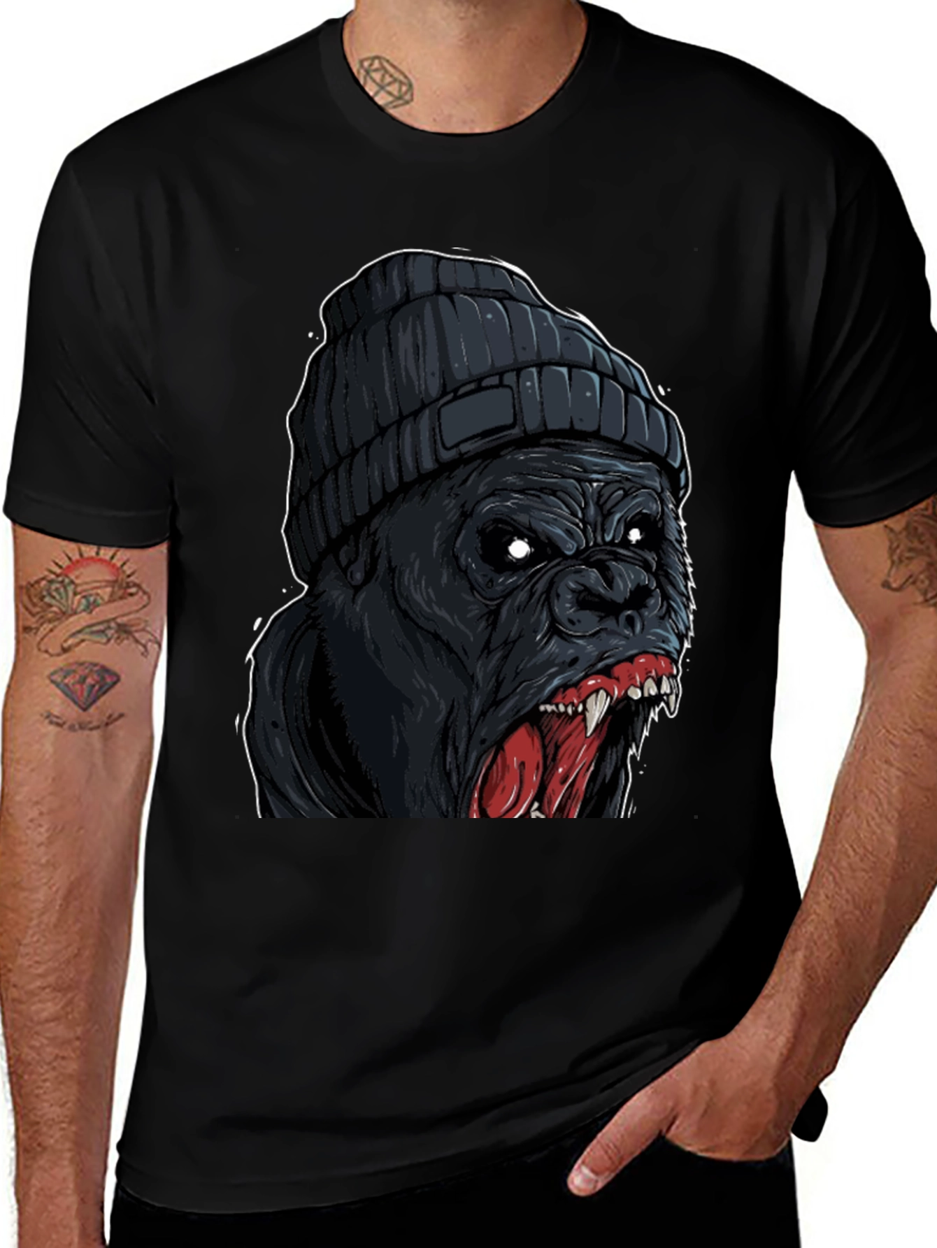 Variant 24 of Urban Gorilla Graphic Tee