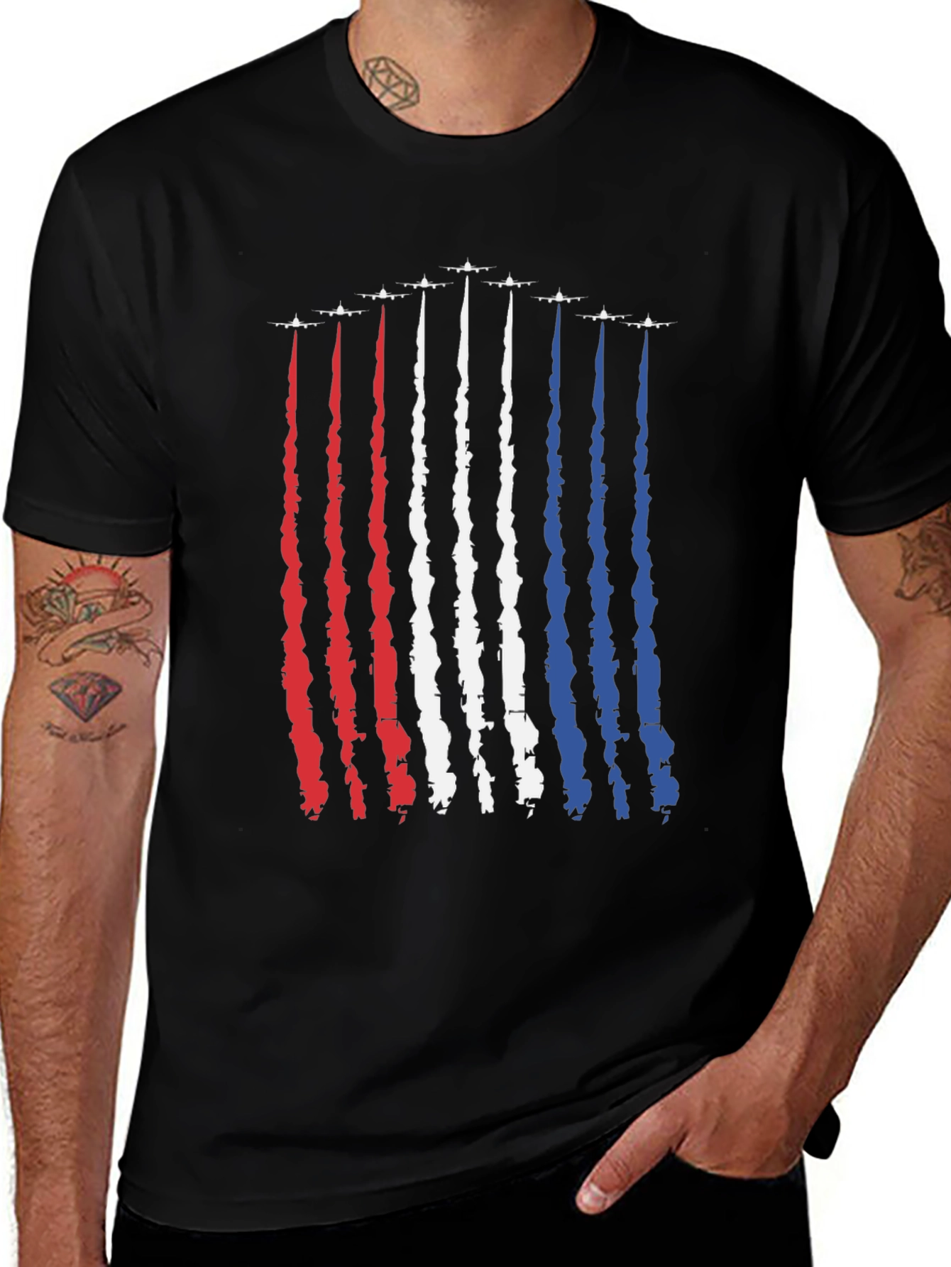 Variant 13 of Patriotic Jet Stream T-Shirt