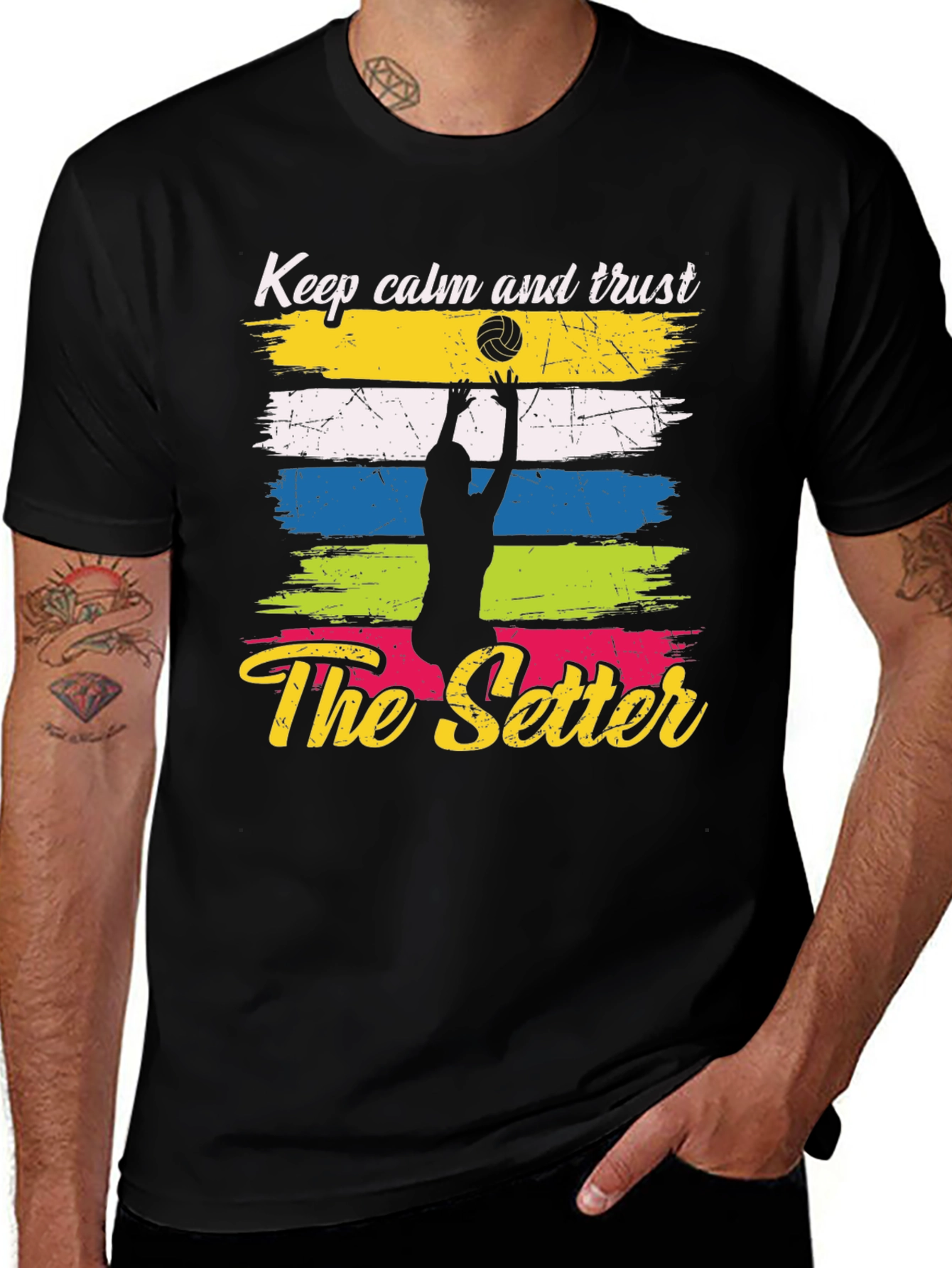 Variant 9 of Keep Calm and Trust The Setter Volleyball T-Shirt