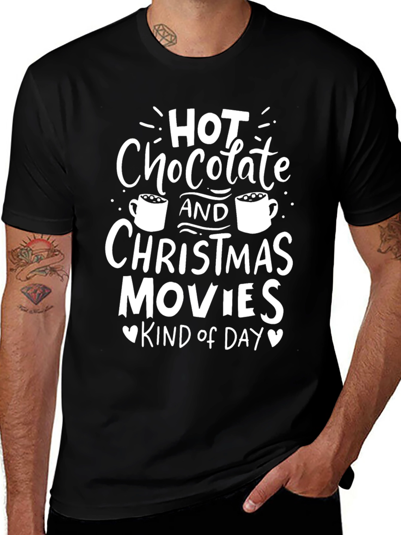 Variant 18 of Hot Chocolate & Christmas Movies Graphic Tee