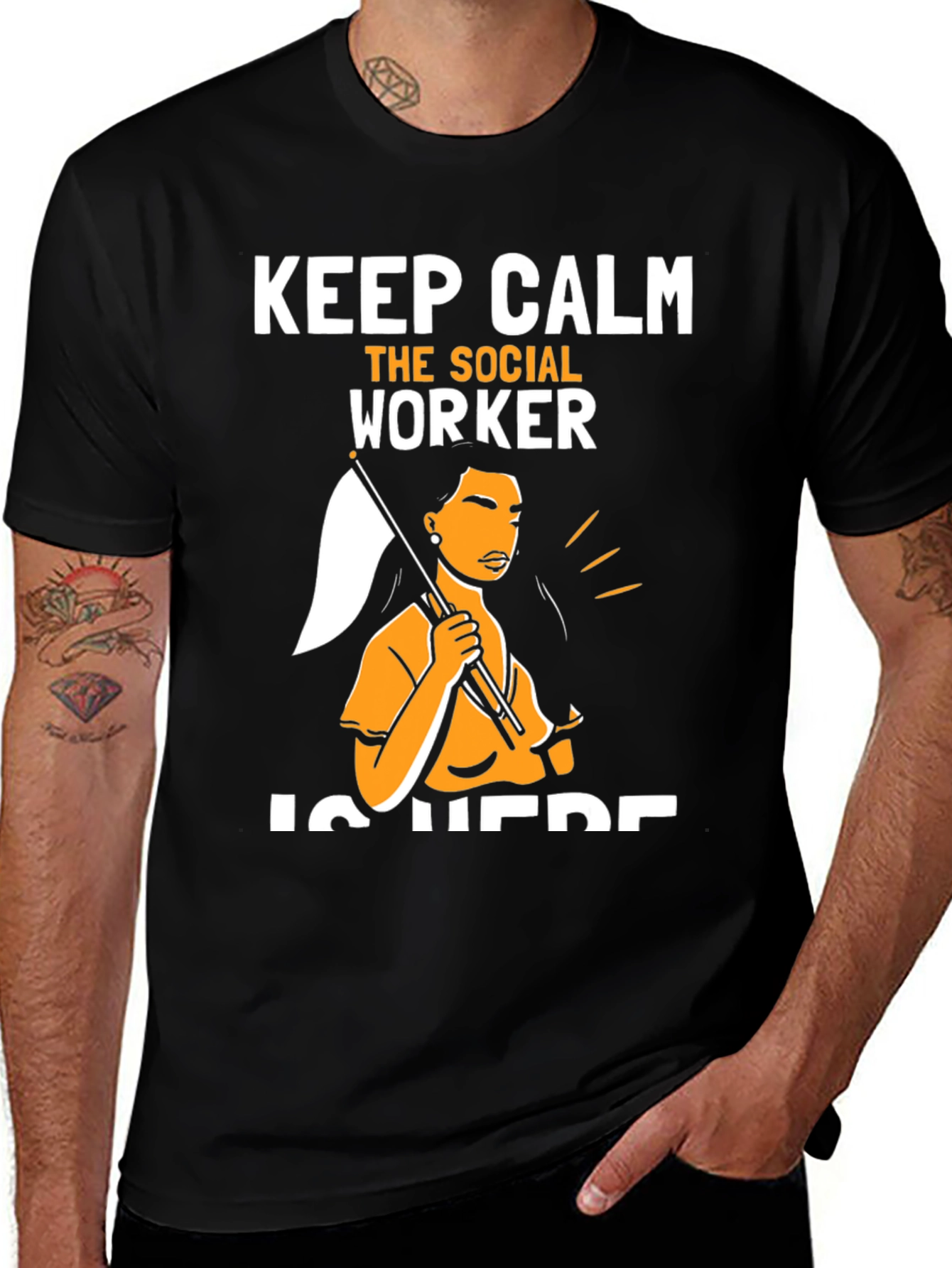 Variant 10 of Keep Calm Social Worker T-Shirt