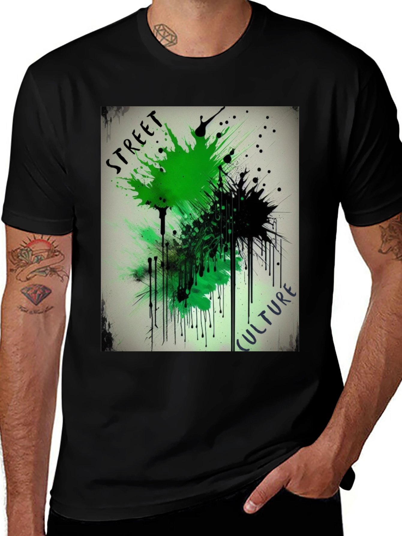 Street Culture Graphic Tee - Modern Art Shirt