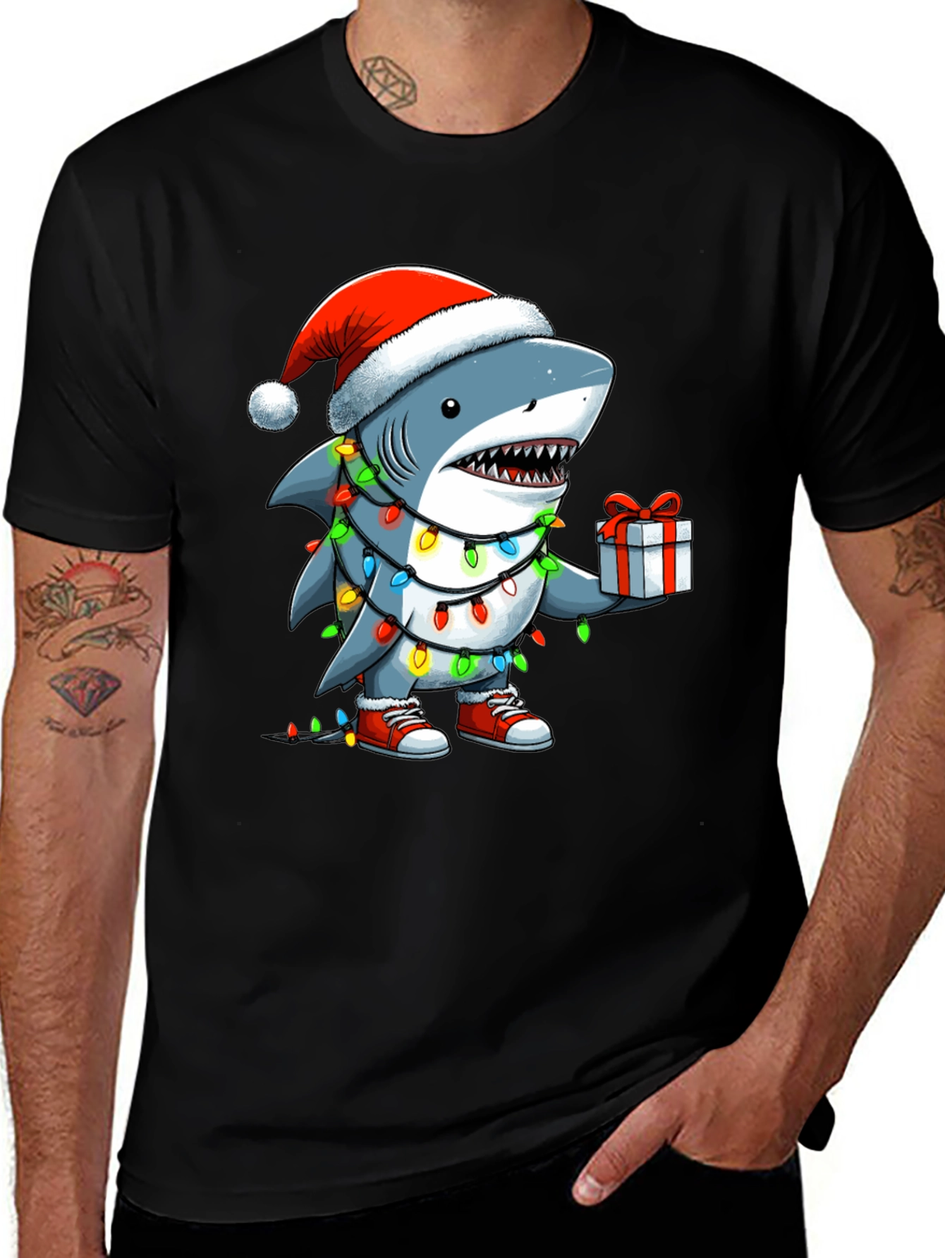 Christmas Shark T-Shirt