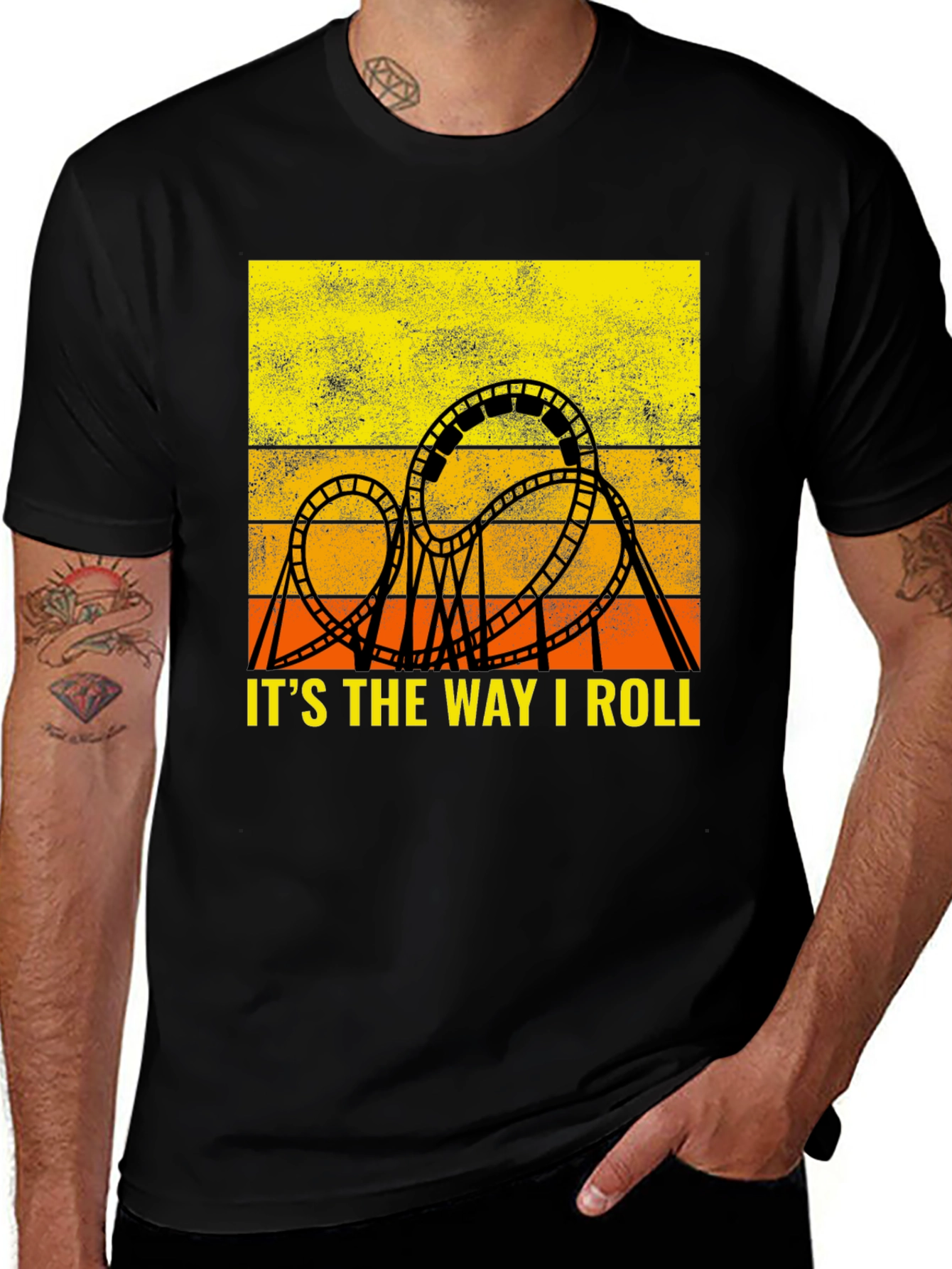 Variant 29 of It's the Way I Roll T-Shirt - Rollercoaster Graphic Tee