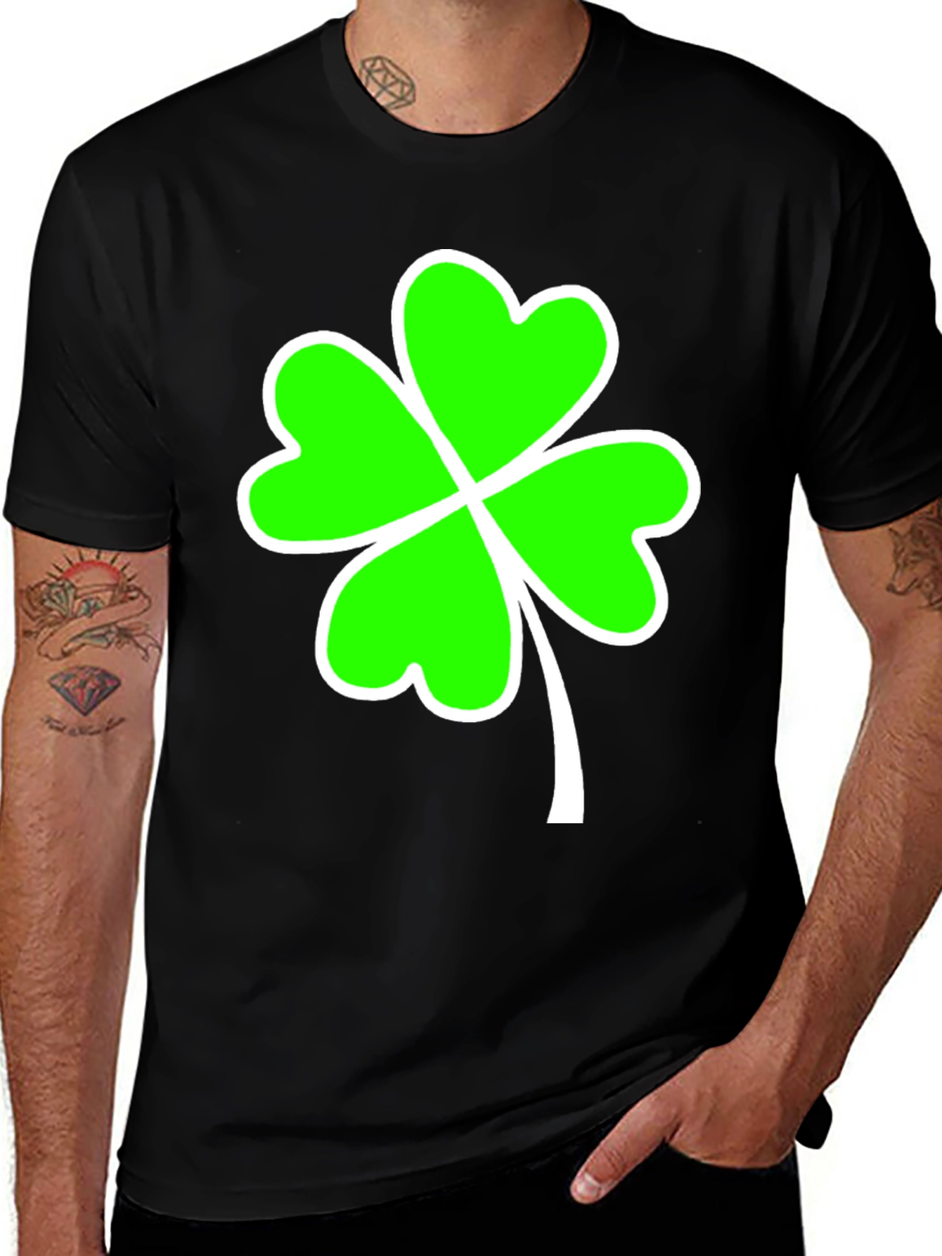 Variant 16 of Lucky Clover Tee - St. Patrick's Day Shirt