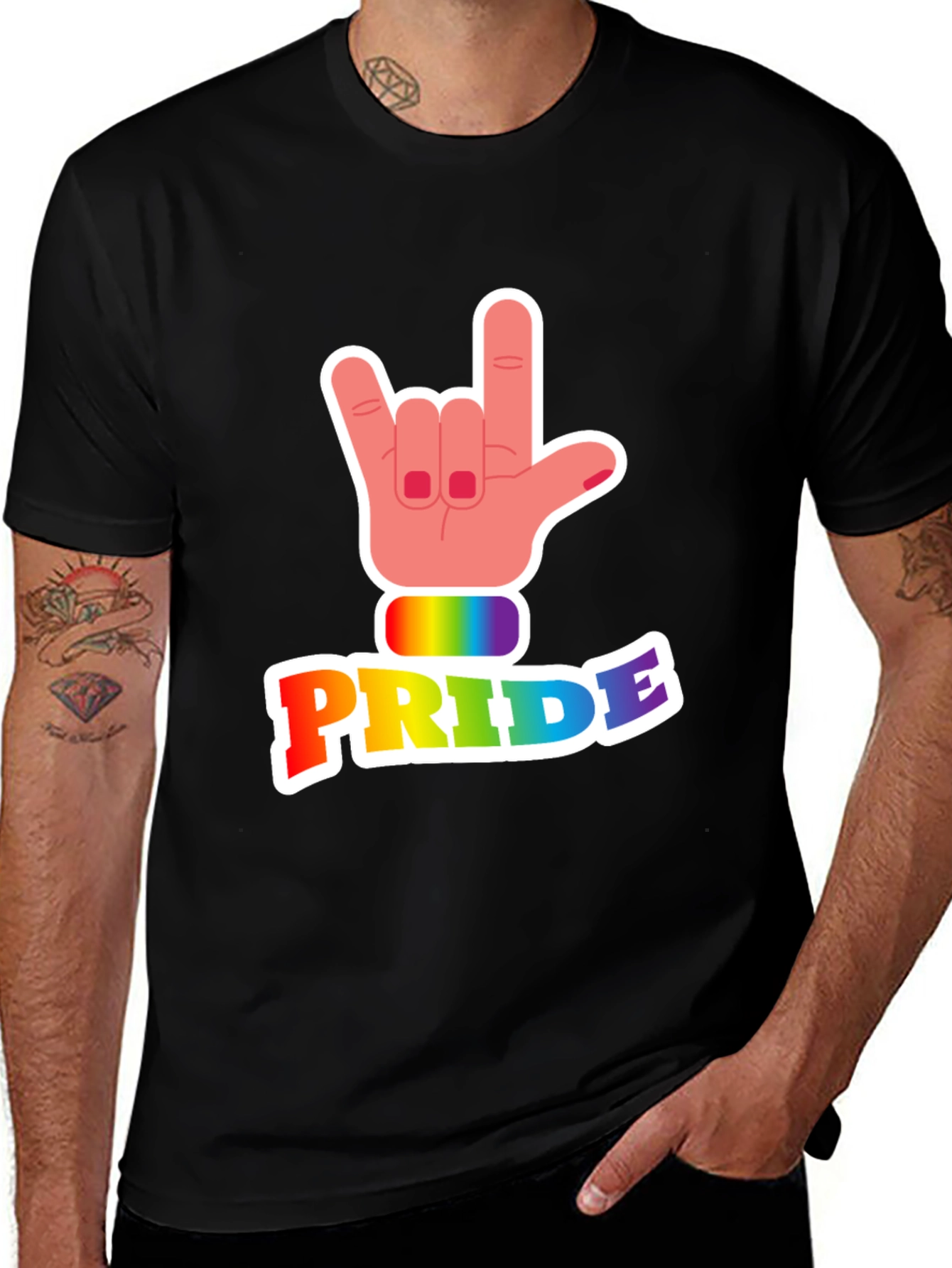 Pride I Love You Hand Sign T-Shirt