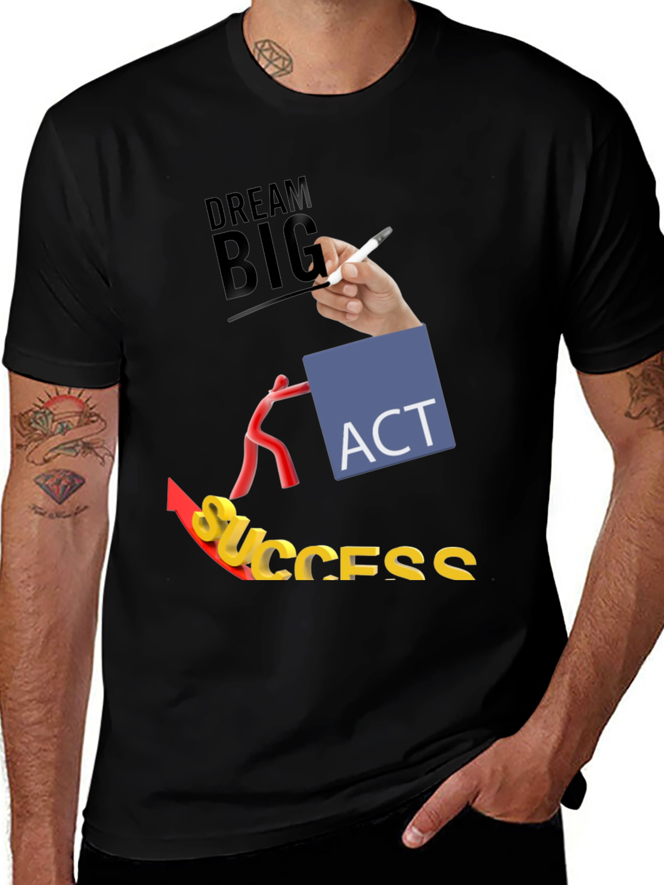 Variant 13 of Dream Big, Act, and Achieve Success T-Shirt