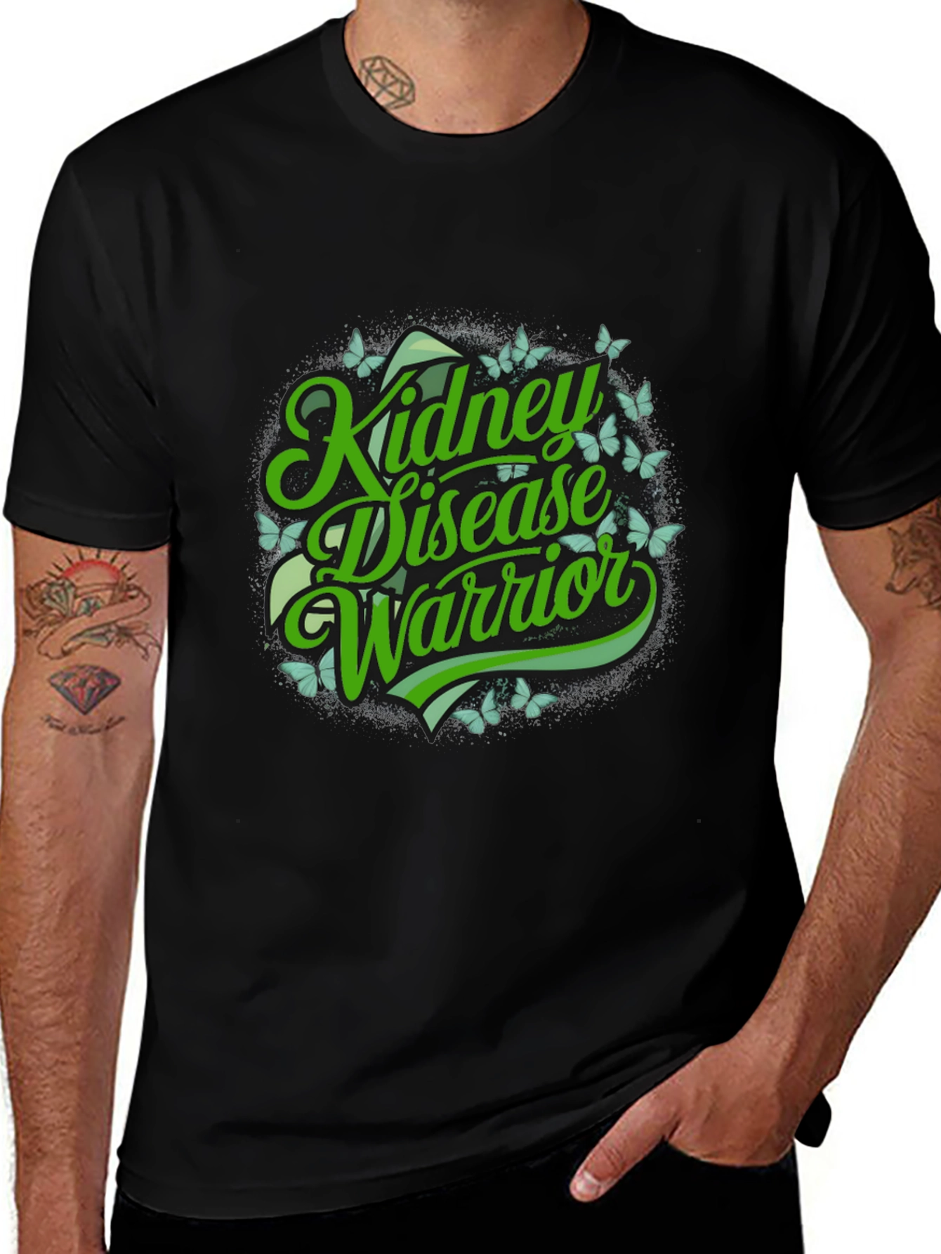 Variant 26 of Kidney Disease Warrior Graphic T-Shirt