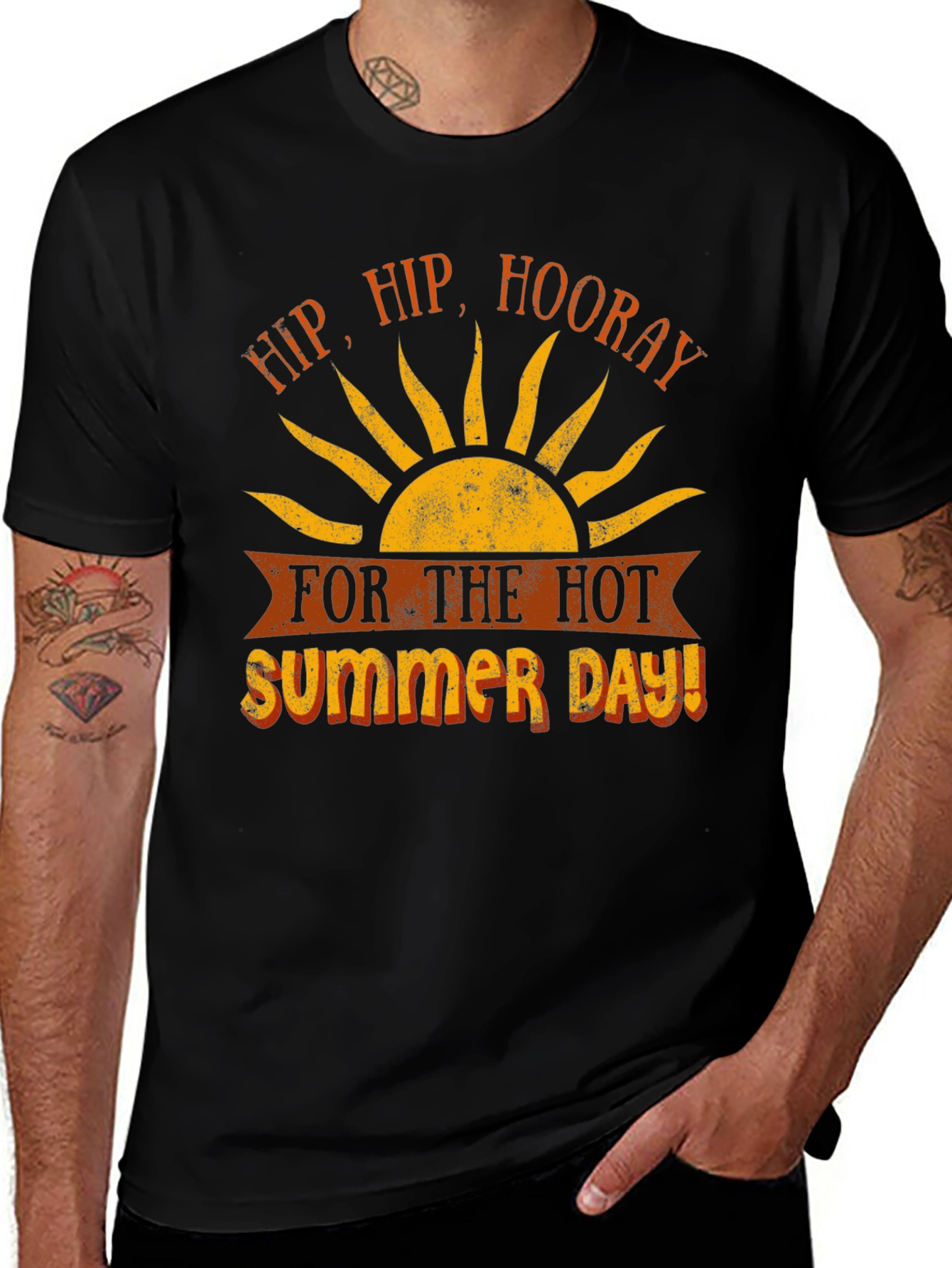 Variant 19 of Hip Hip Hooray Summer T-Shirt