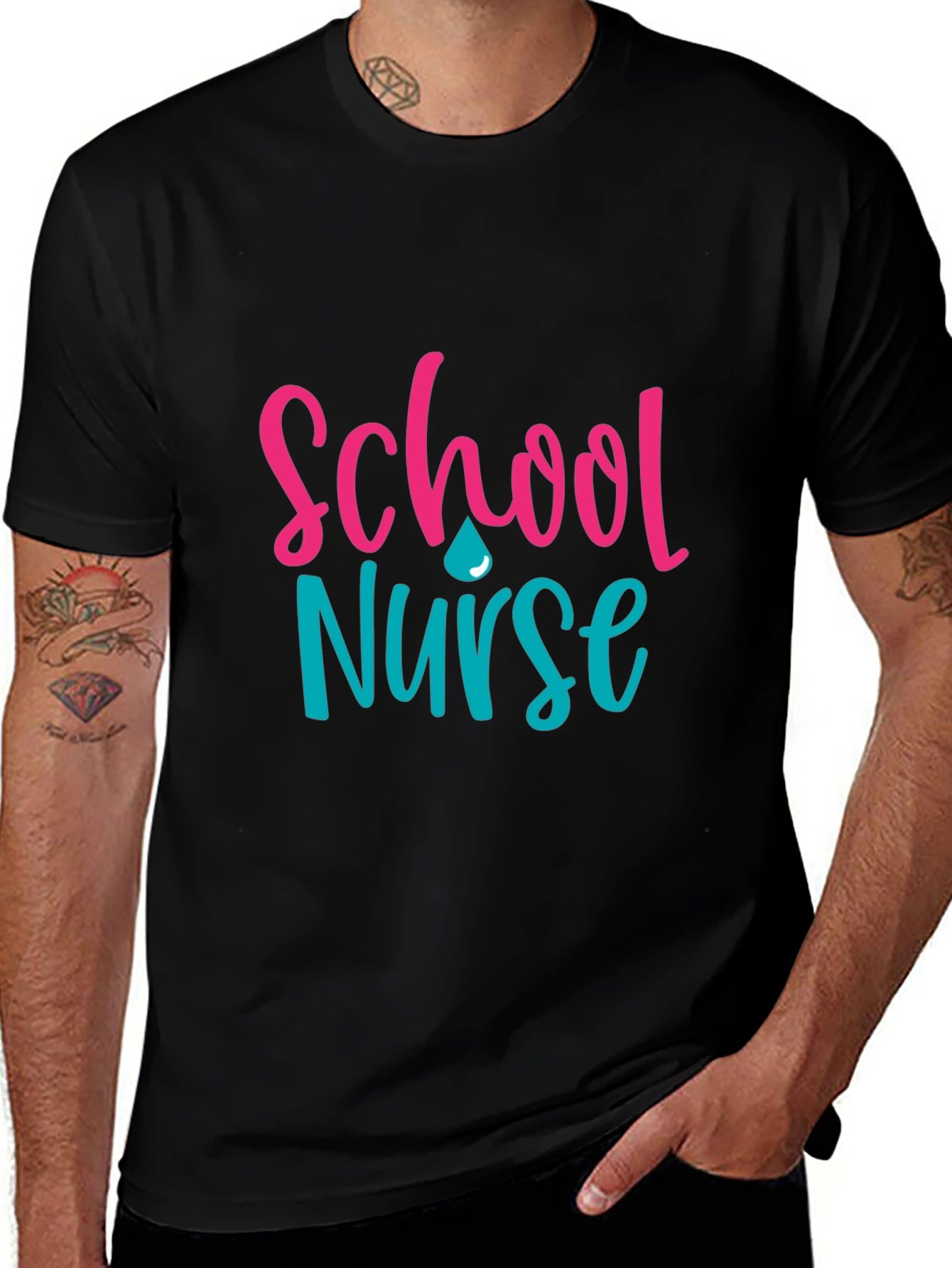 School Nurse T-Shirt - Cute Nurse Tee