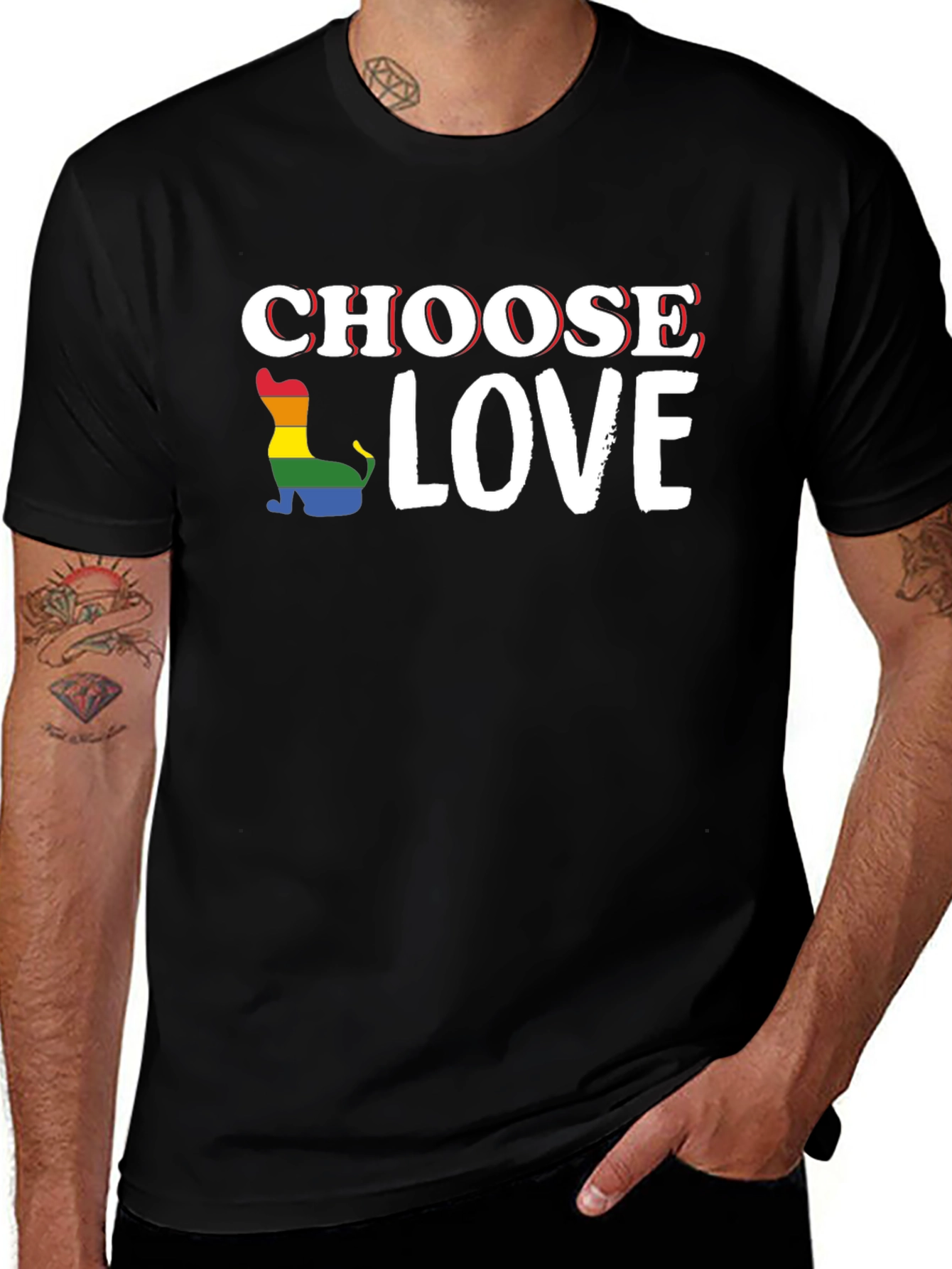 Choose Love LGBTQ+ Pride T-Shirt