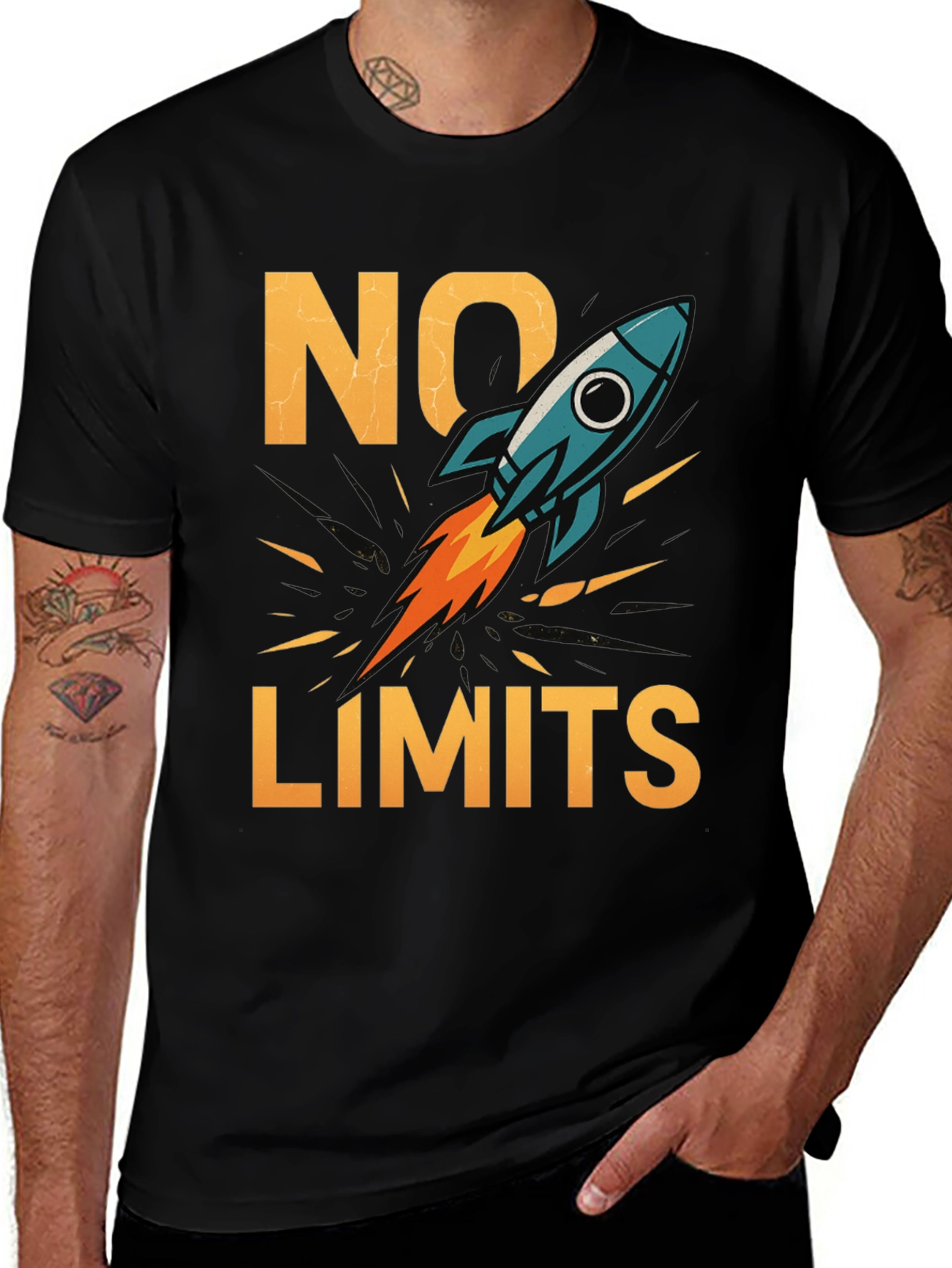 Variant 28 of No Limits Rocket T-Shirt