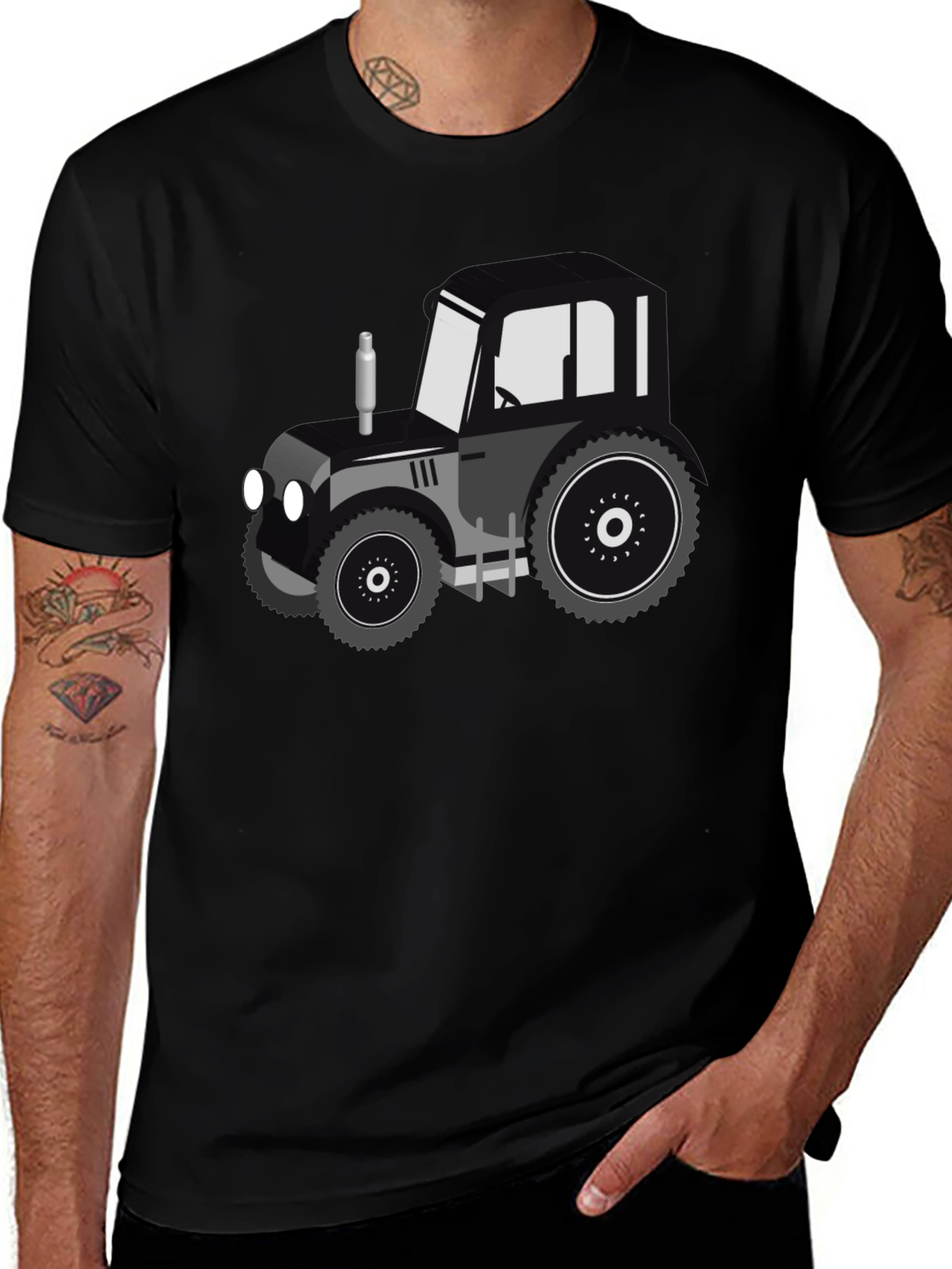 Tractor Graphic Tee - Stylish & Comfortable