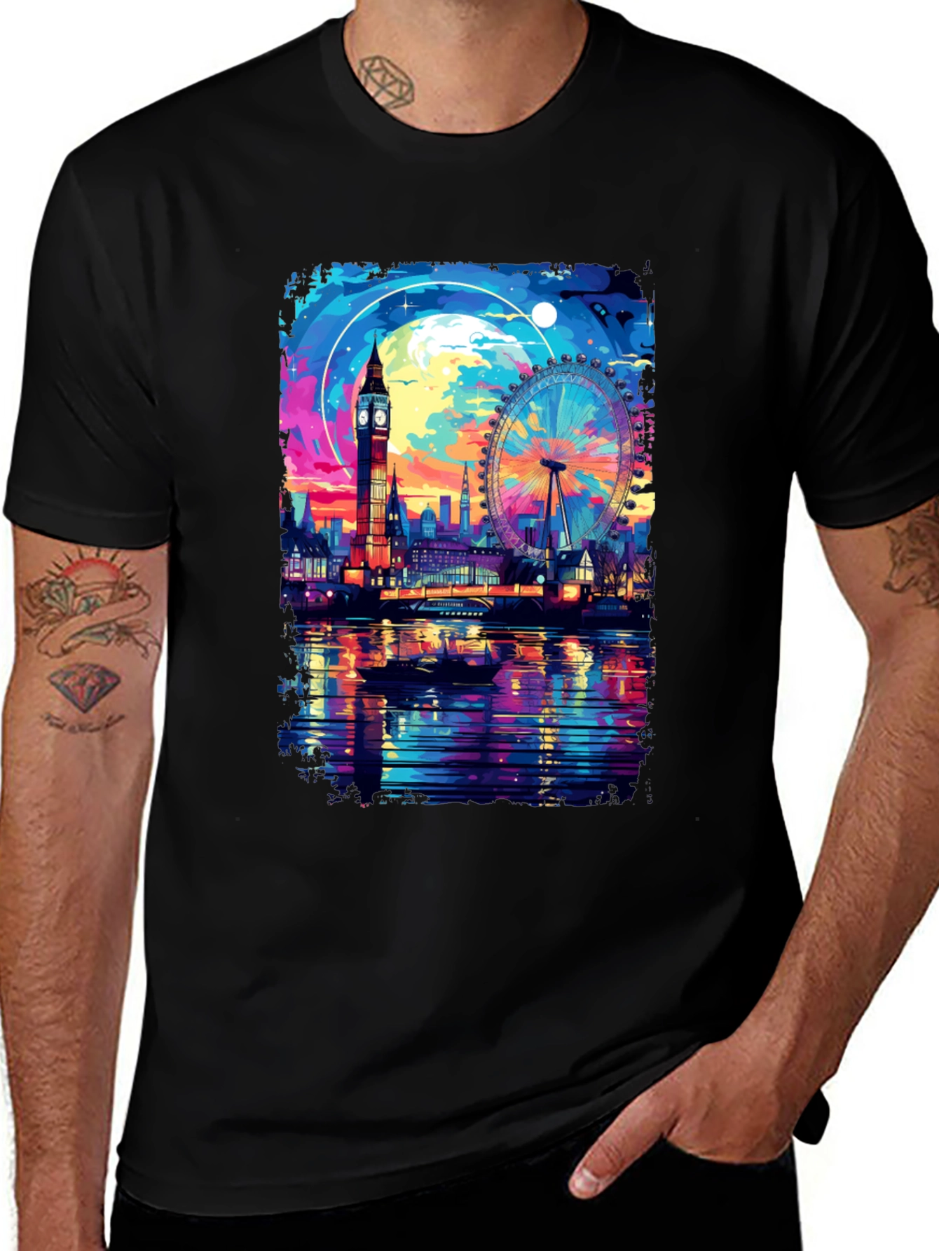 Variant 22 of London Skyline Graphic Tee