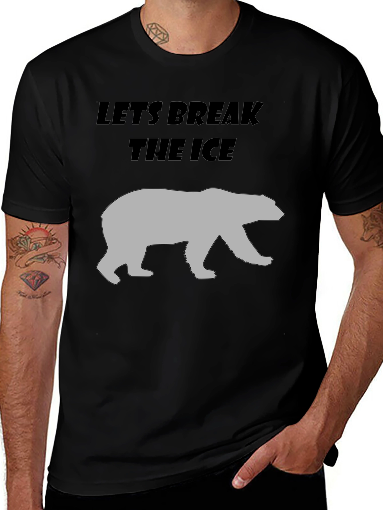 Variant 26 of Lets Break The Ice Bear Graphic T-Shirt