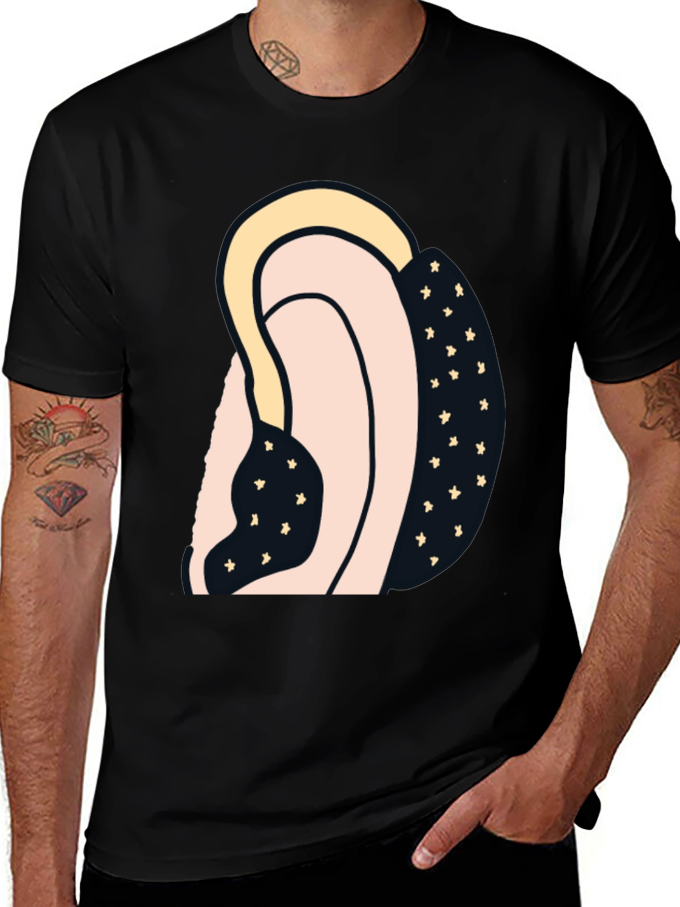 Variant 21 of Abstract Graphic Print T-Shirt