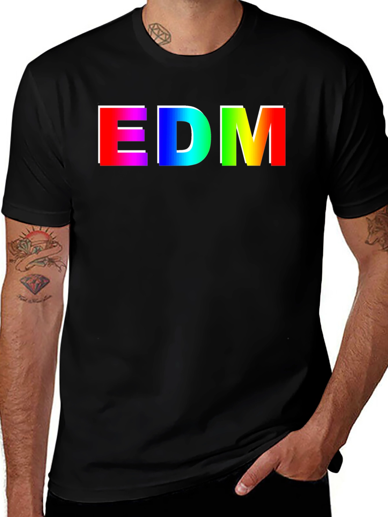 EDM Rainbow T-Shirt - Music Festival Rave Tee
