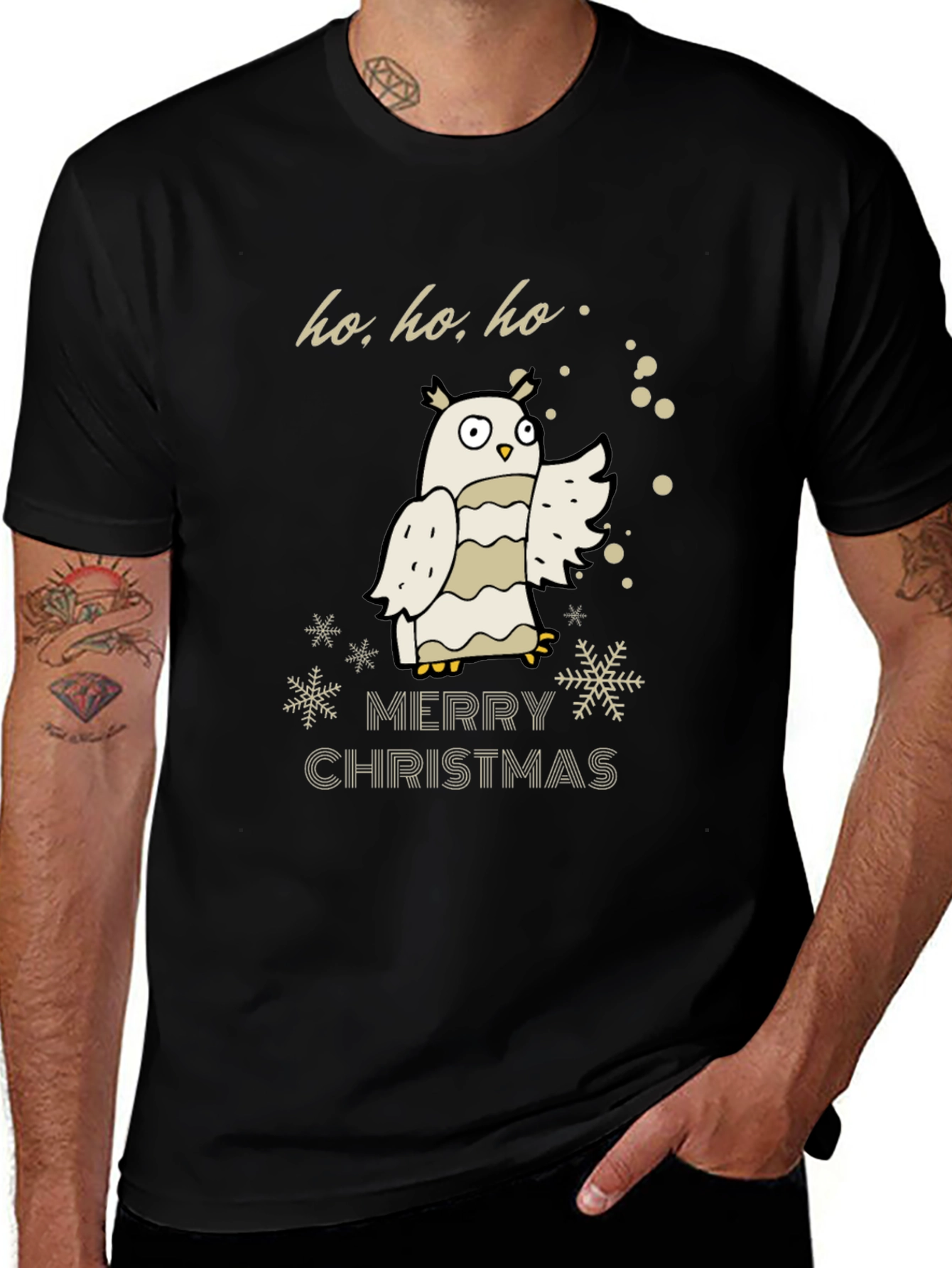 Merry Christmas Owl T-Shirt