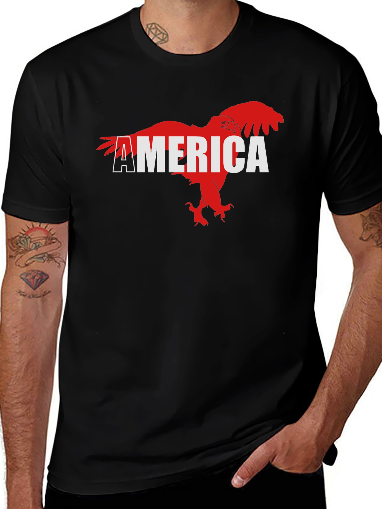 American Eagle Graphic Tee - Patriotic Style